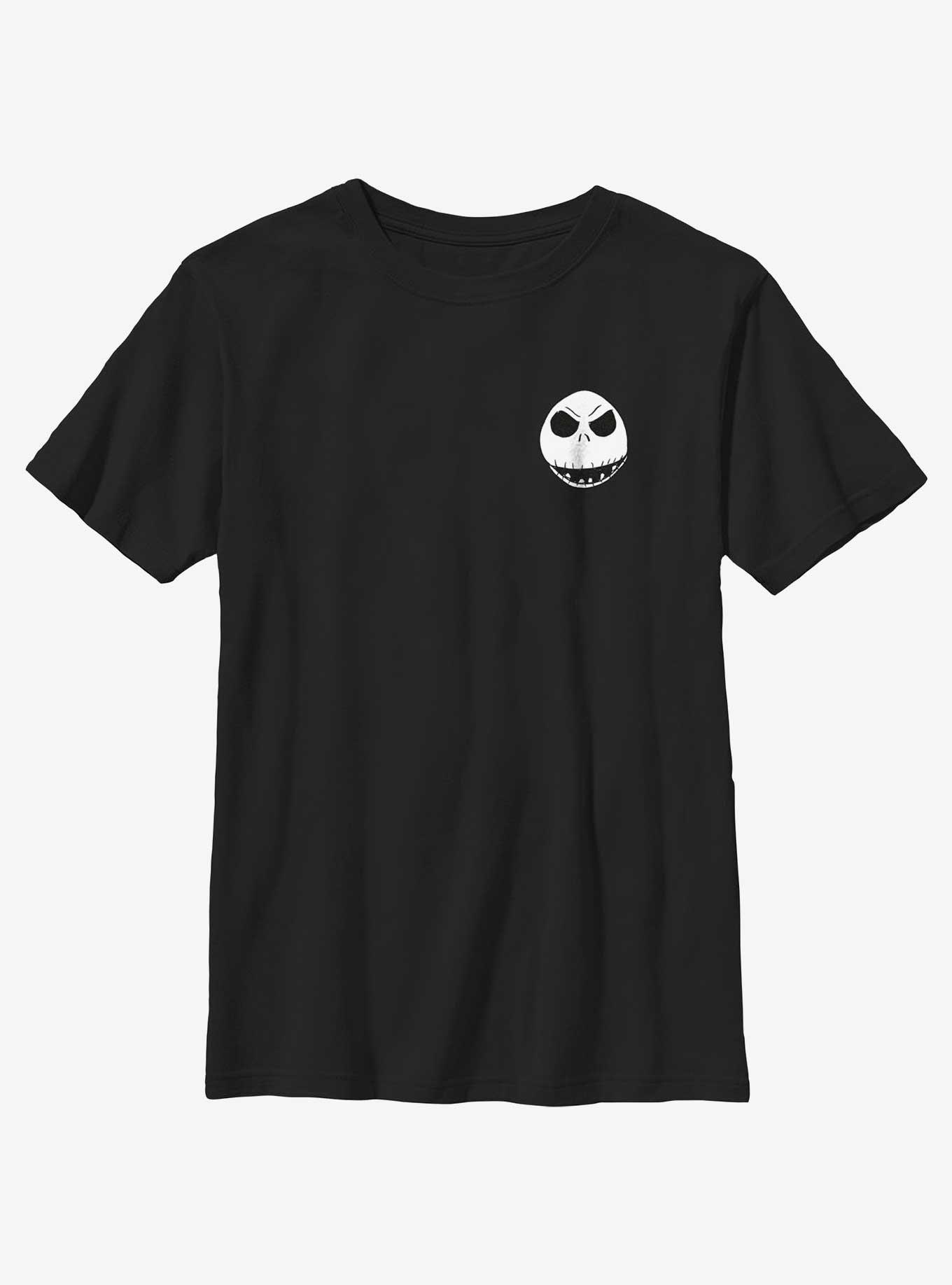 Disney The Nightmare Before Christmas Jack Face Pocket Youth T-Shirt, , hi-res