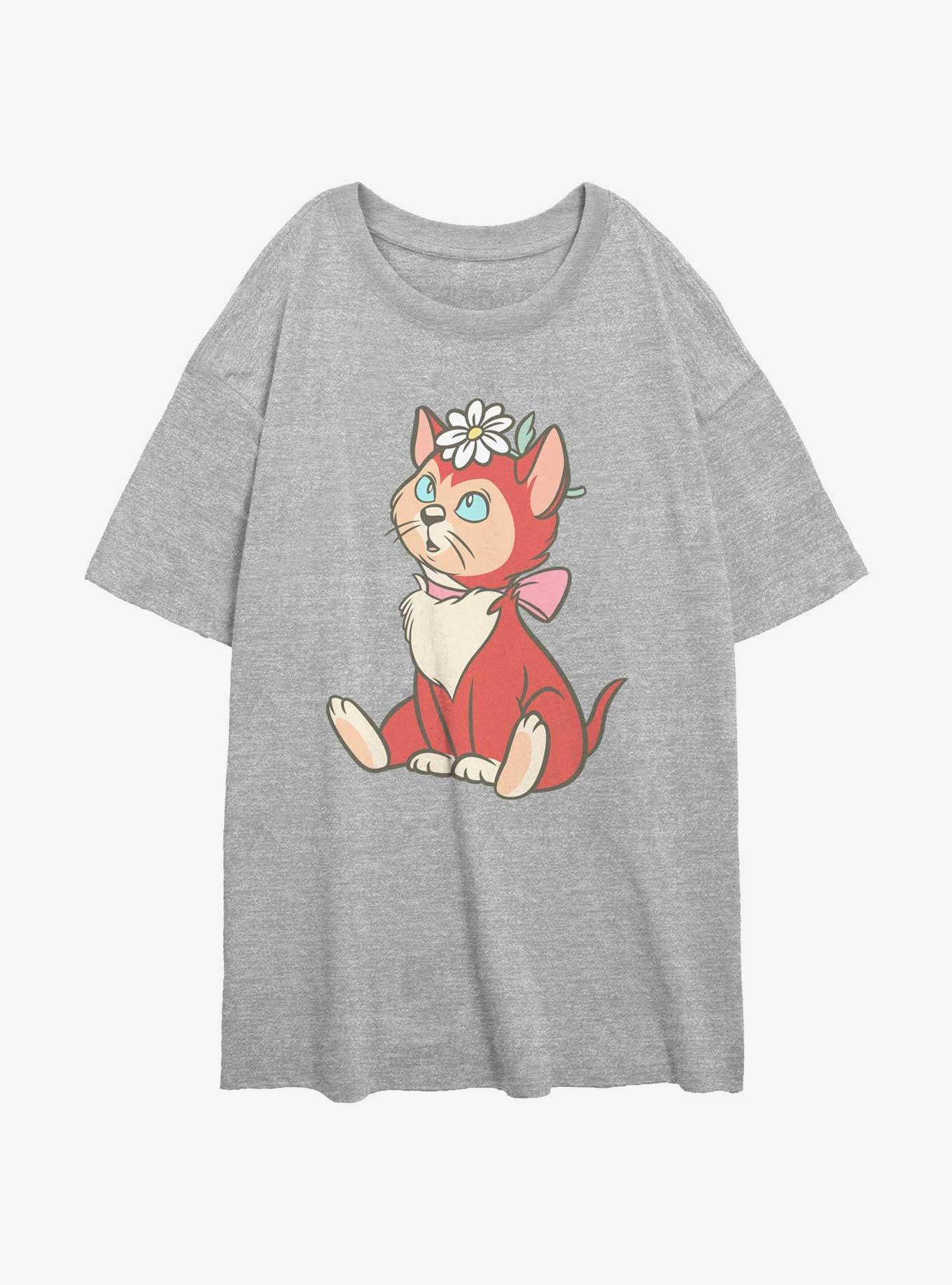 Disney Alice In Wonderland Dinah Pose Womens Oversized T-Shirt, , hi-res