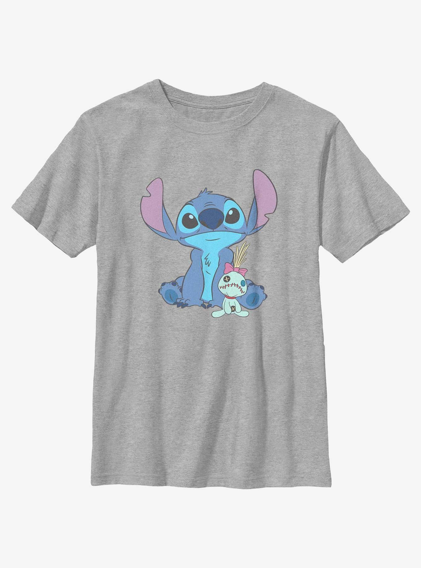 Disney Lilo & Stitch And Scrump Sit Youth T-Shirt, ATH HTR, hi-res