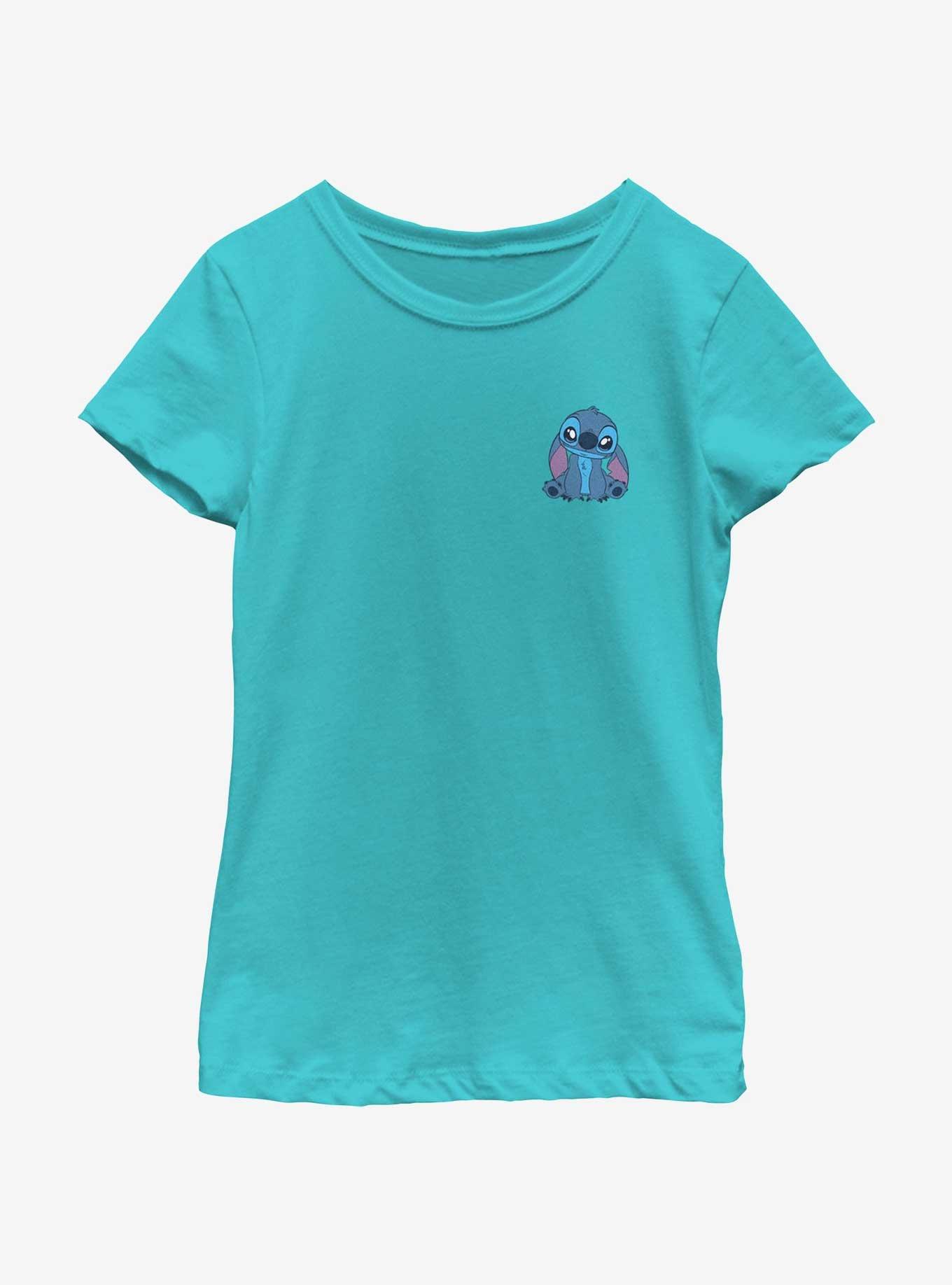 Disney Lilo & Stitch Charming Pocket Youth Girls T-Shirt, , hi-res