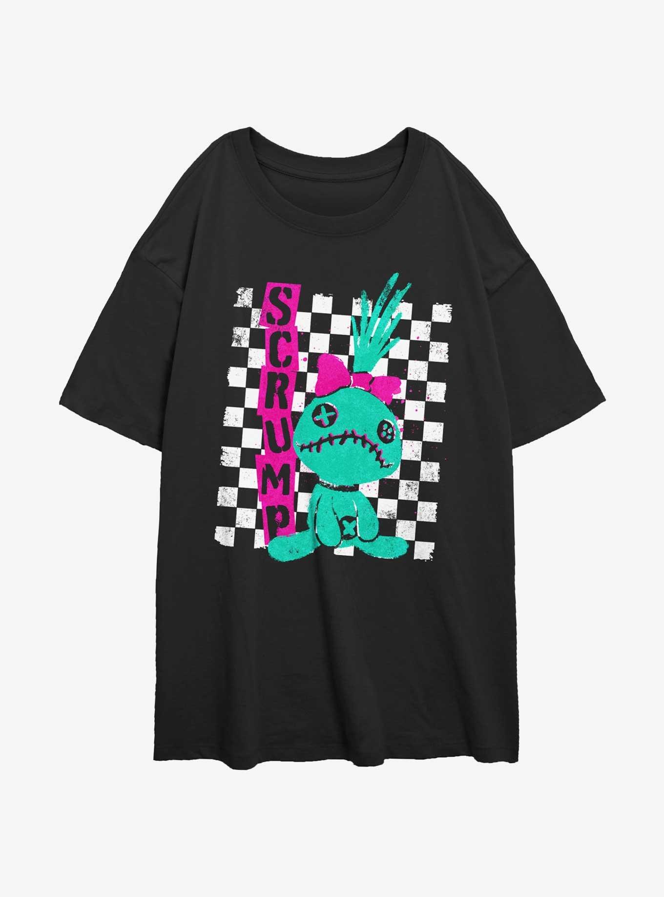 Disney Lilo & Stitch Punk Scrump Womens Oversized T-Shirt, , hi-res