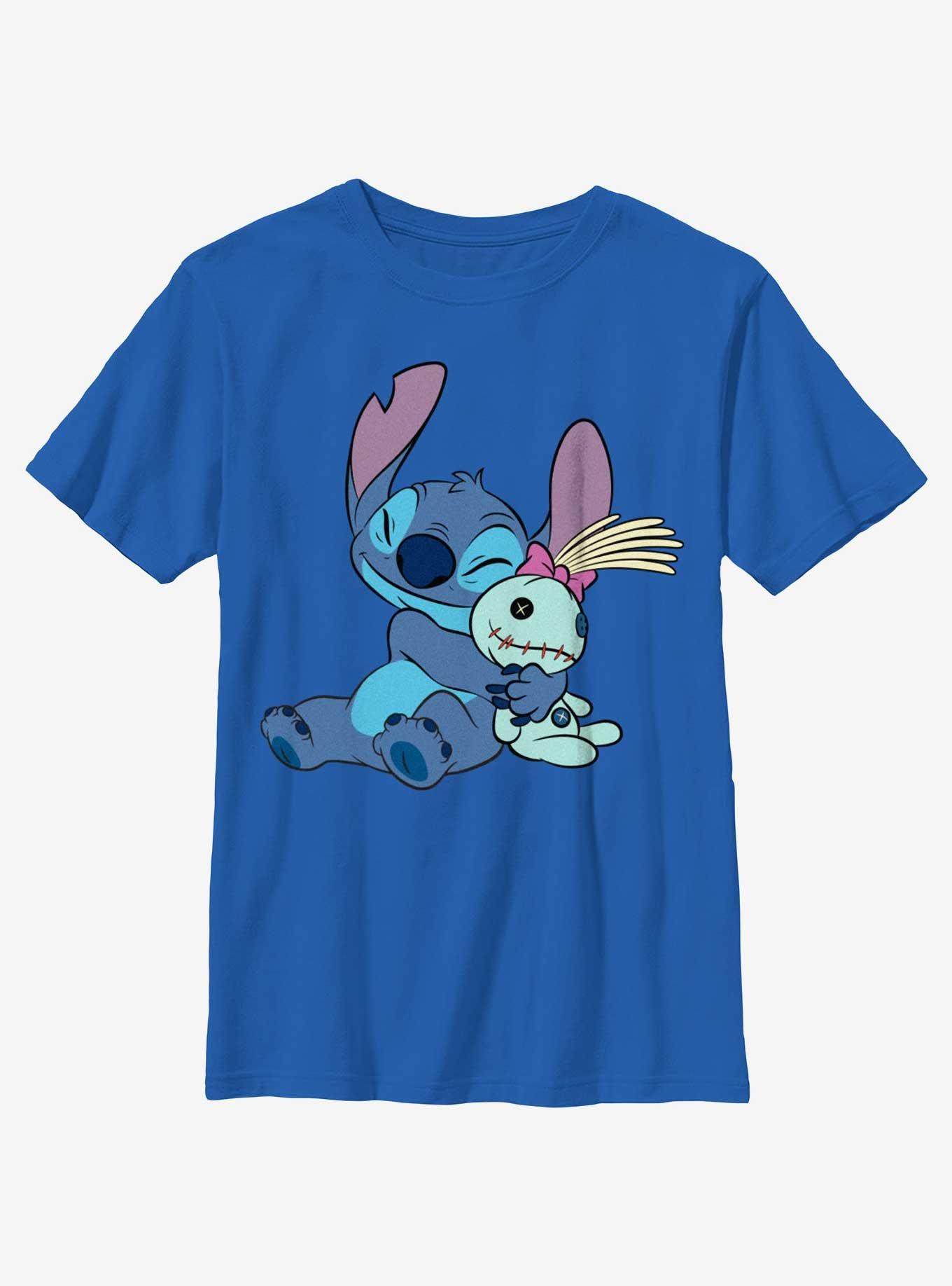 Disney Lilo & Stitch Hugging Scrump Youth T-Shirt, , hi-res