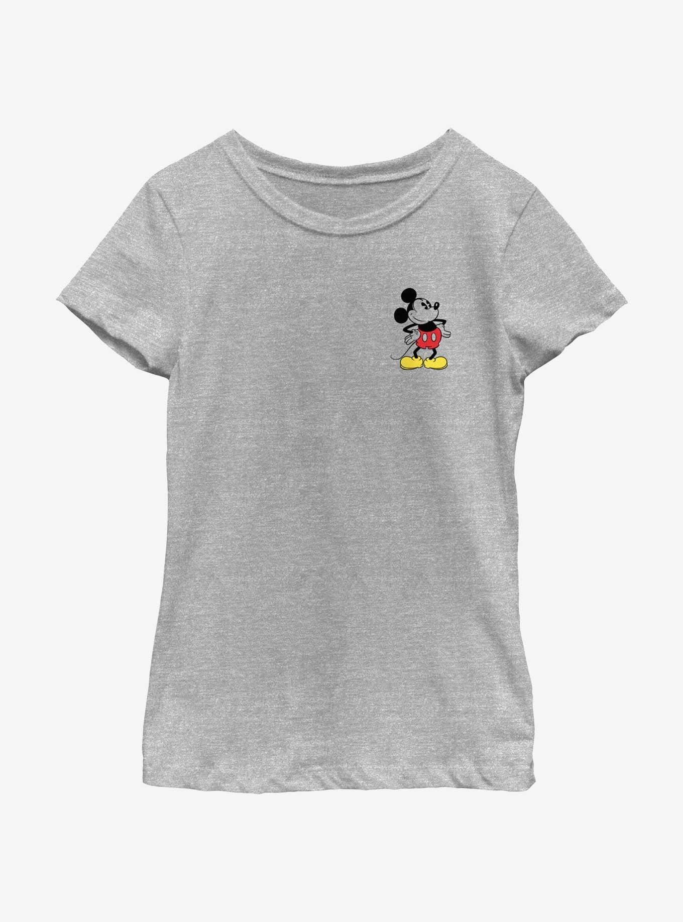 Disney Mickey Mouse Classic Pocket Youth Girls T-Shirt, , hi-res