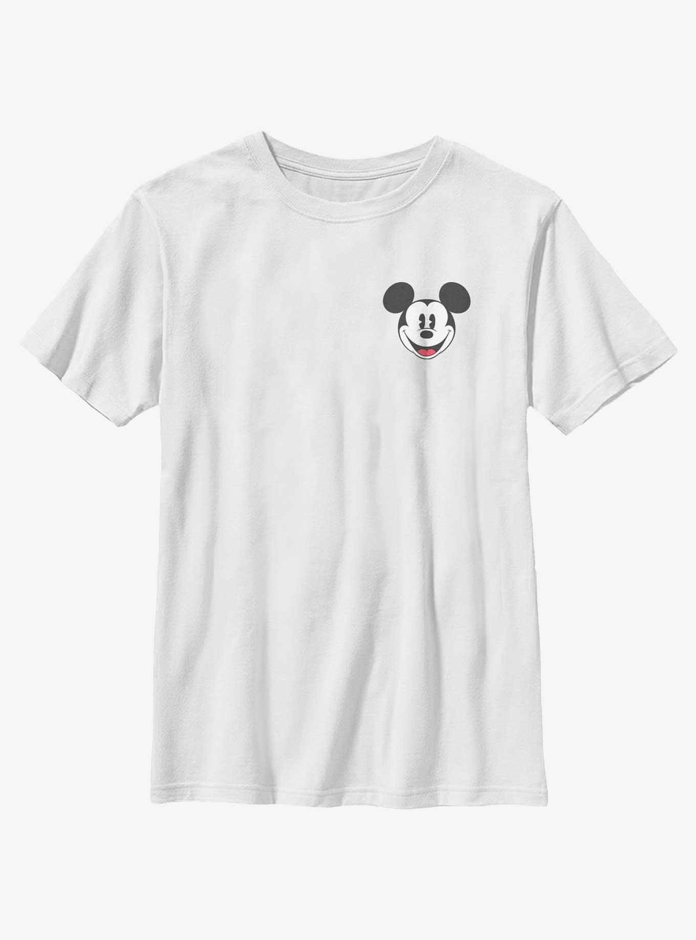 Disney Mickey Mouse Retro Face Pocket Youth T-Shirt, , hi-res