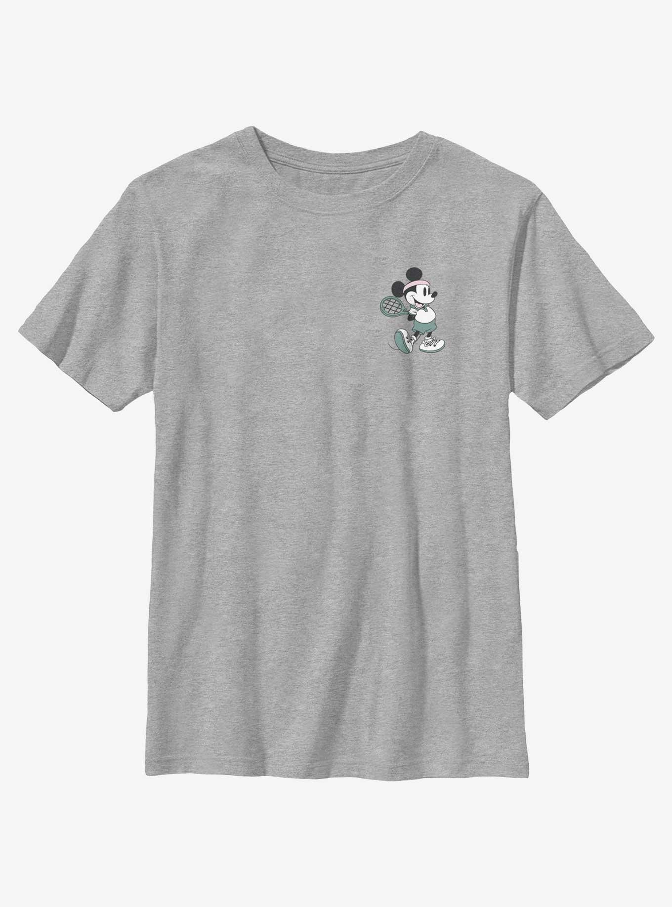 Disney Mickey Mouse Vintage Tennis Mickey Pocket Youth T-Shirt, , hi-res