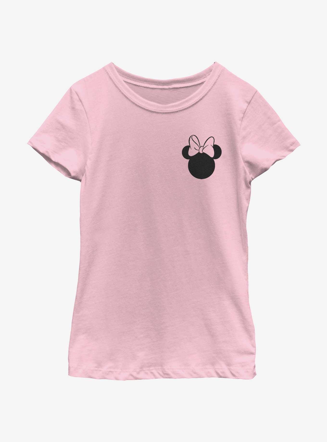 Disney Minnie Mouse Bow Pocket Youth Girls T-Shirt, , hi-res