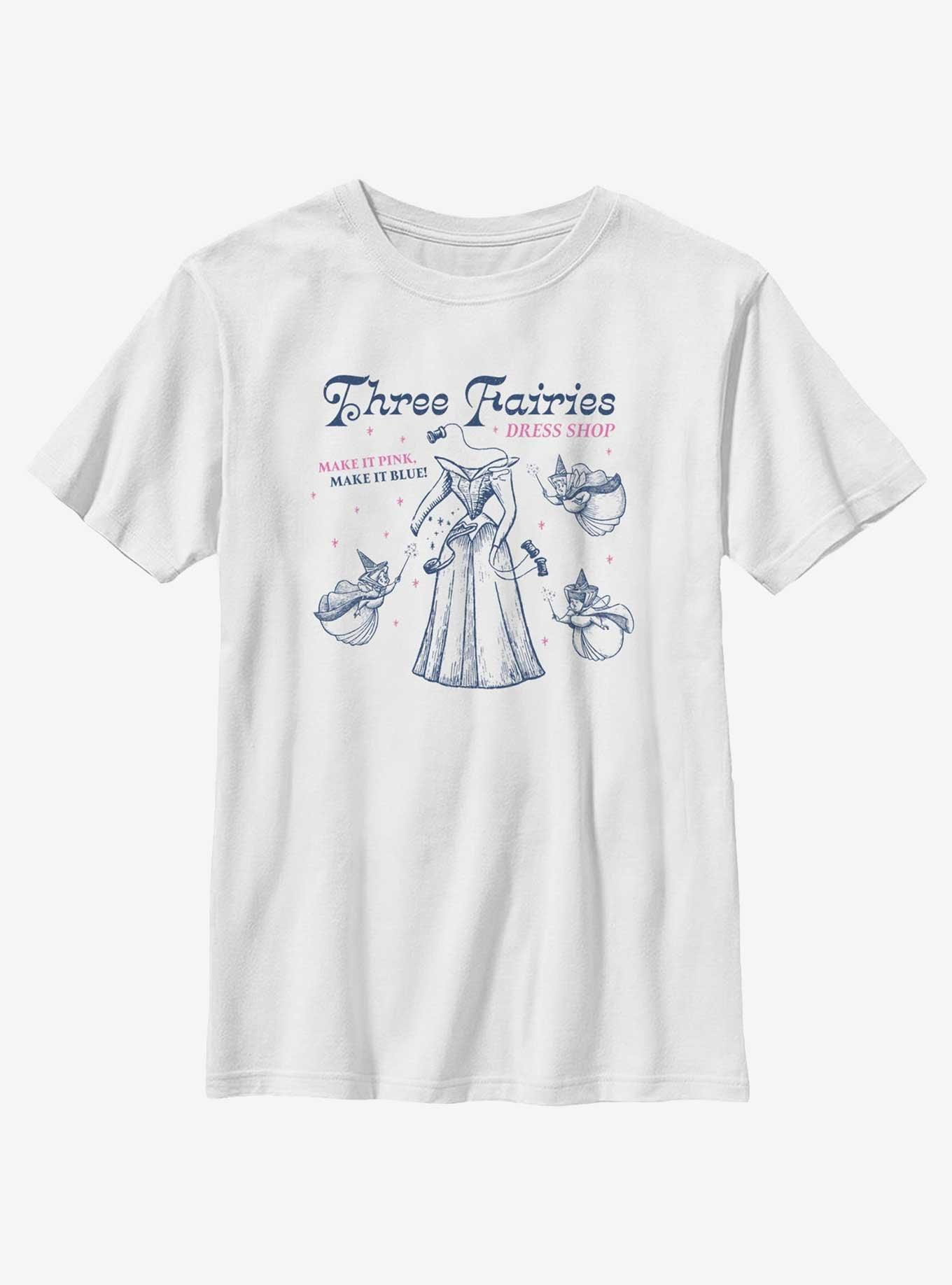 Disney Sleeping Beauty Fairy Dress Shop Youth T-Shirt, , hi-res