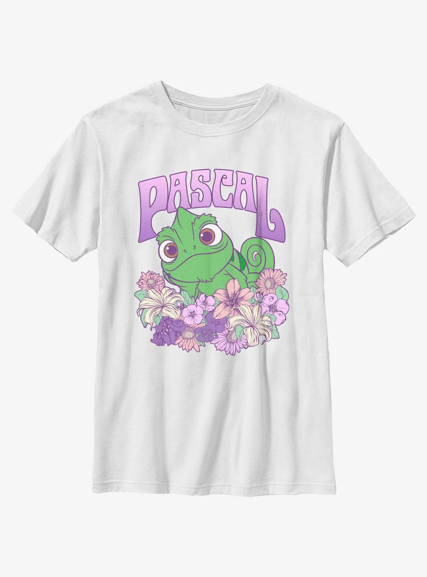 Disney Tangled Flowery Pascal Youth T-Shirt, , hi-res