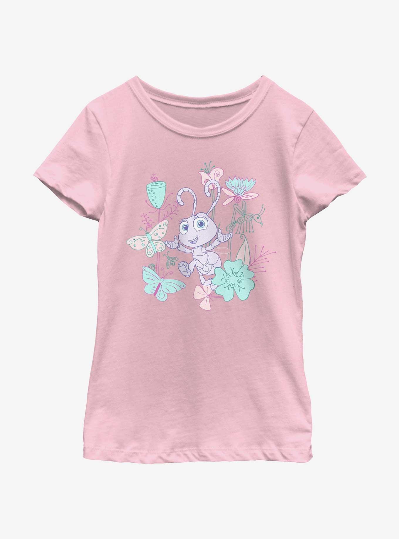 Disney A Bugs Life Princess Dot Youth Girls T-Shirt, PINK, hi-res