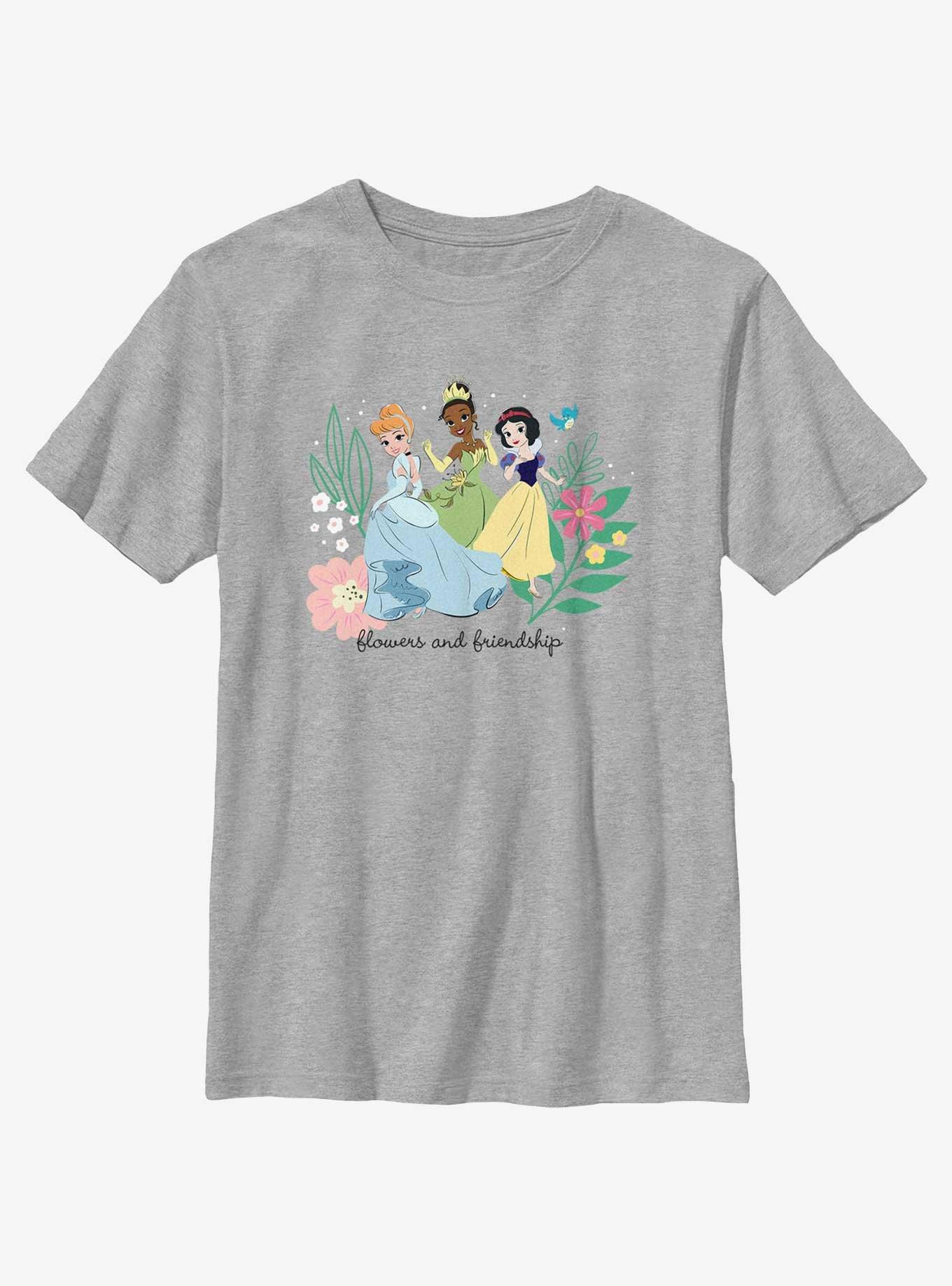 Disney Princesses Flowers and Friendship Youth T-Shirt, , hi-res