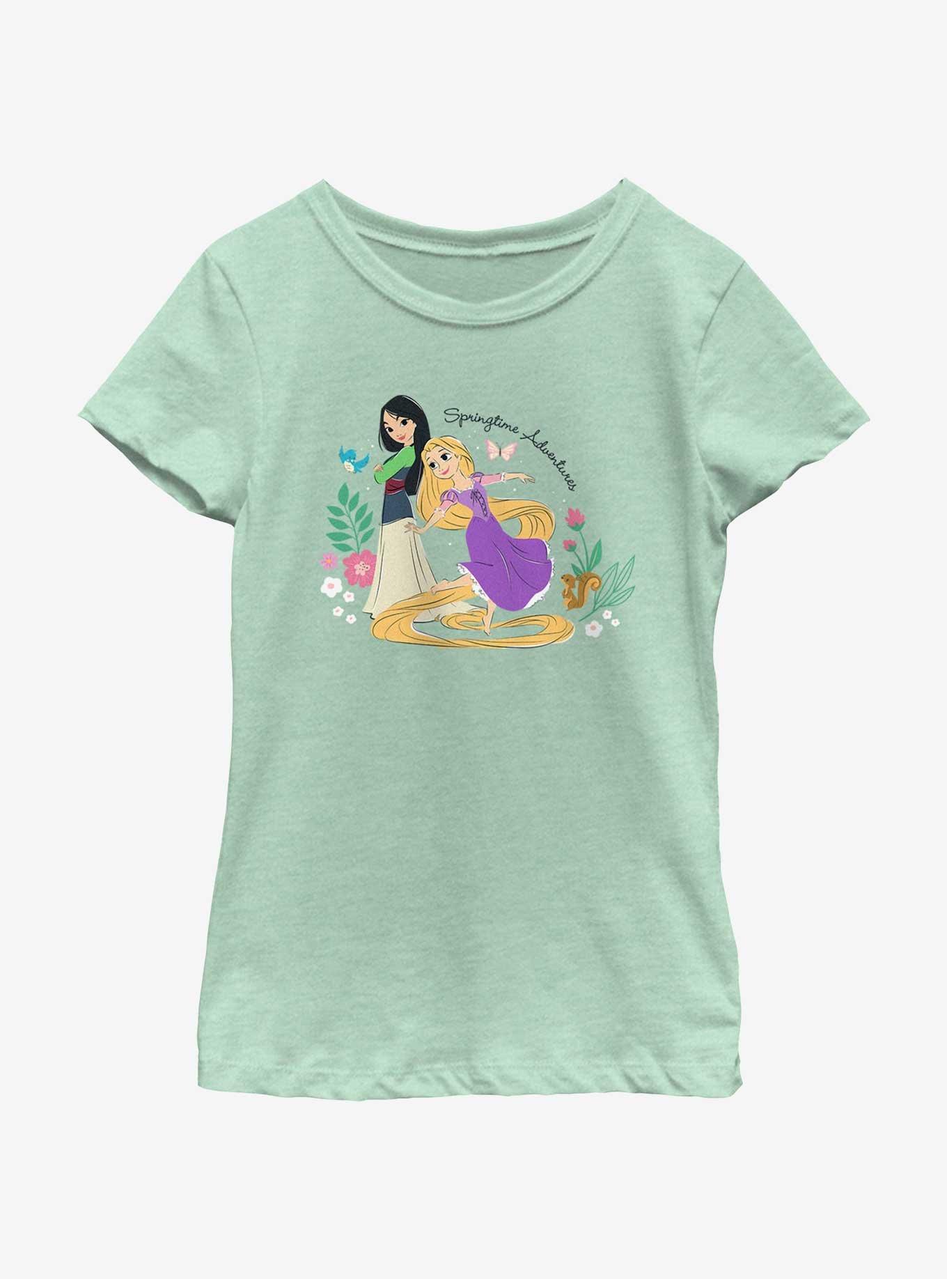 Disney Princesses Springtime Adventures Youth Girls T-Shirt, , hi-res