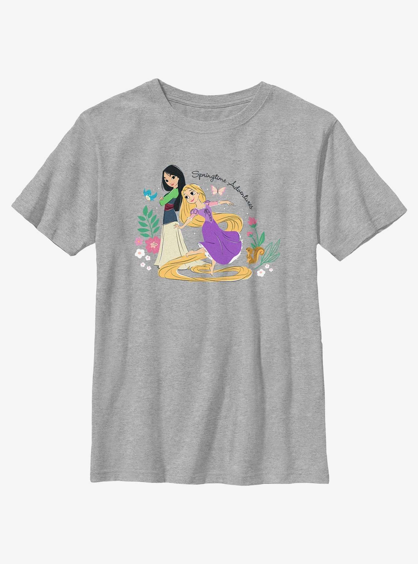 Disney Princesses Springtime Adventures Youth T-Shirt, , hi-res