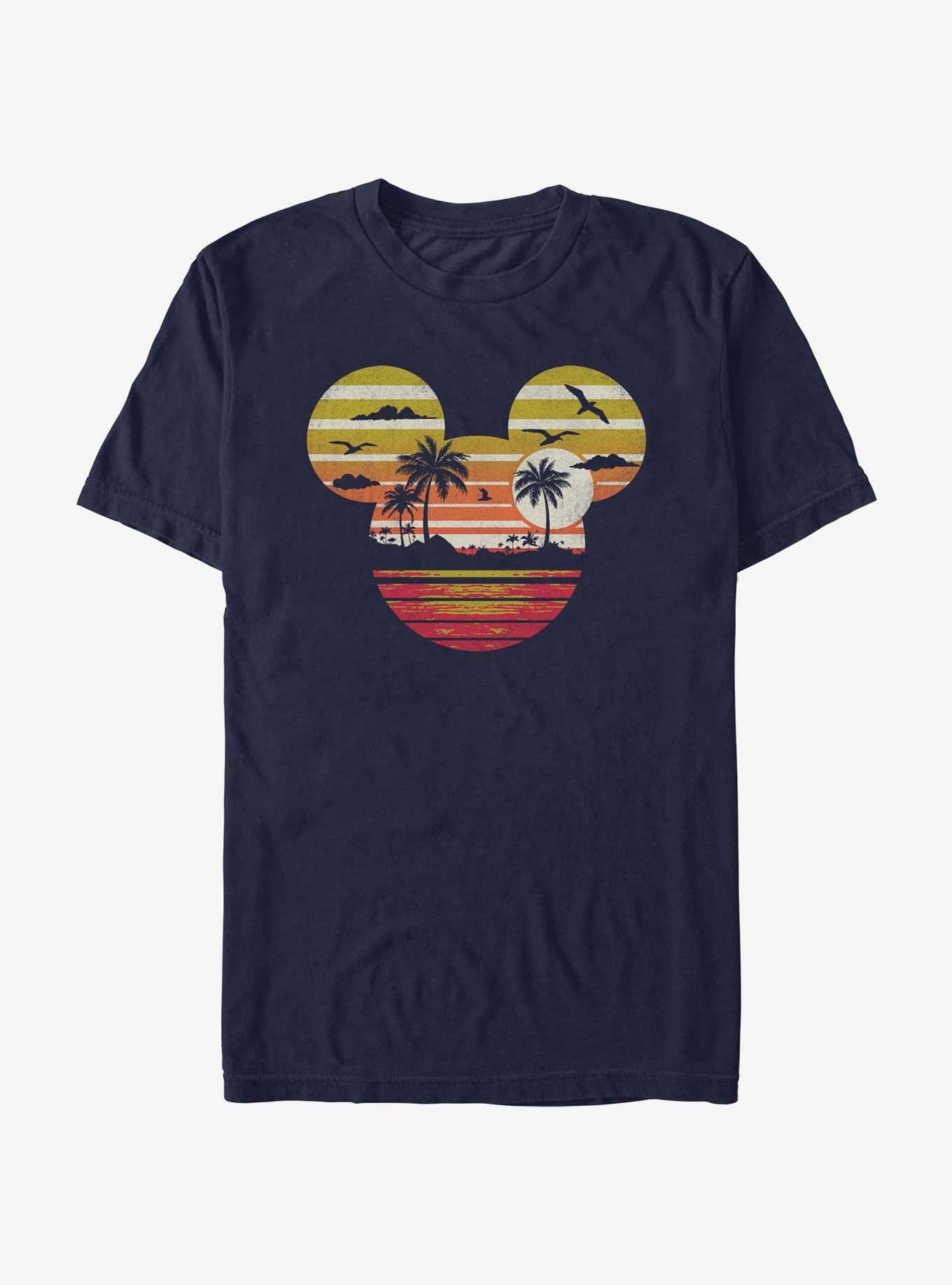 Disney Mickey Mouse Sunset Mouse Head T-Shirt, , hi-res