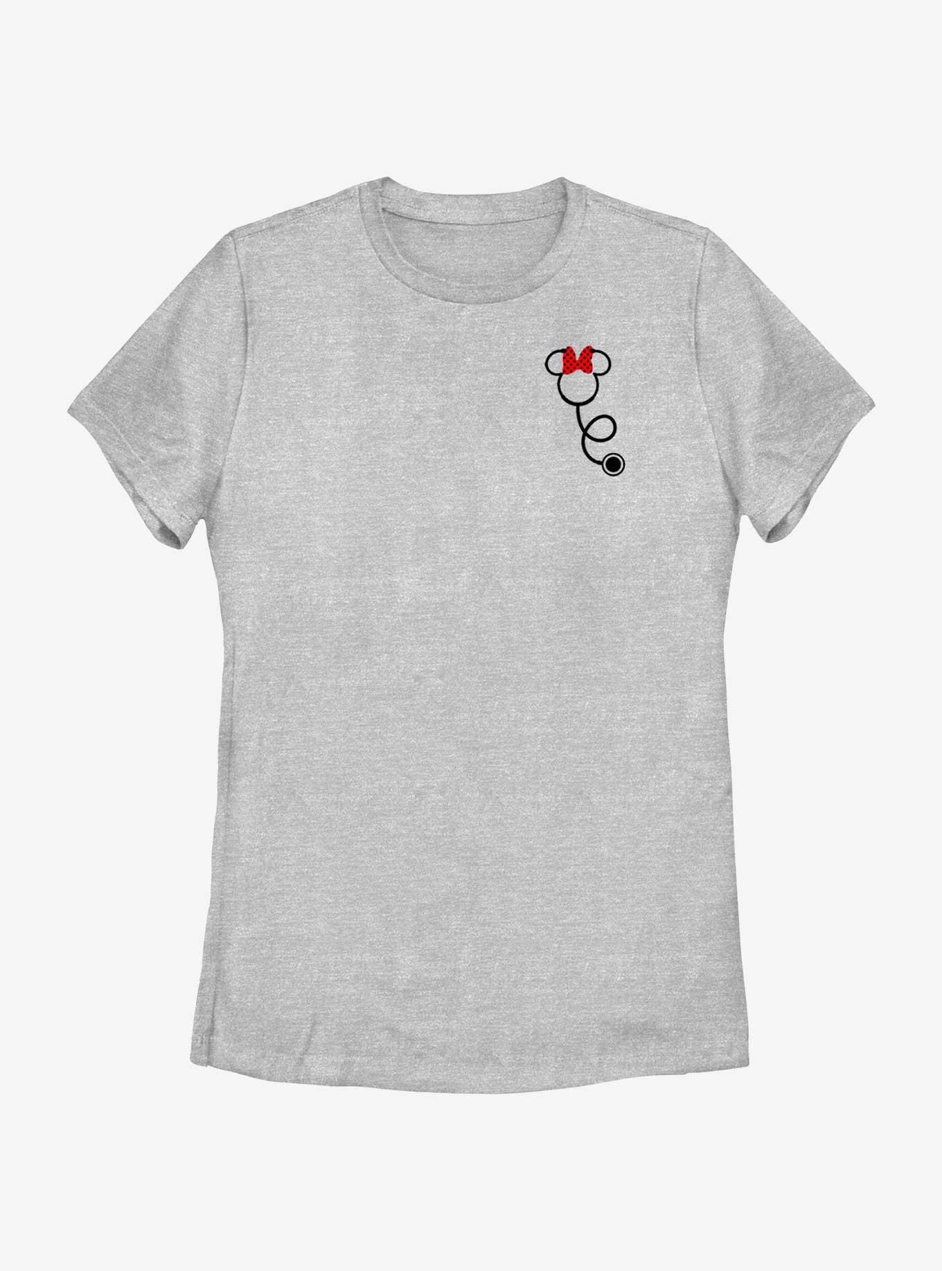 Disney Minnie Mouse Stethoscope Pocket Womens T-Shirt, , hi-res