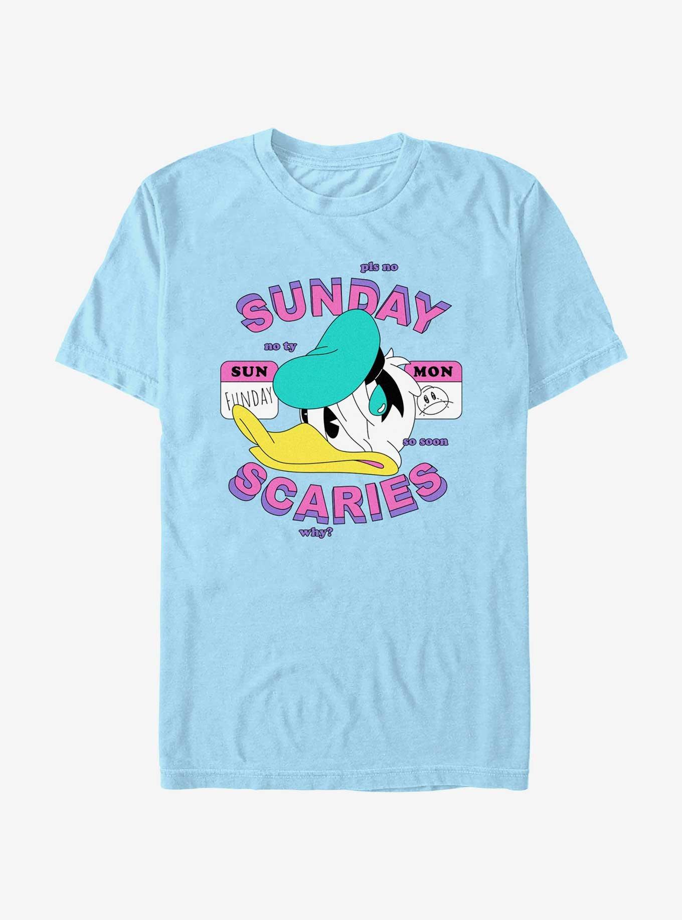 Disney Donald Duck Sunday Scaries T-Shirt, LT BLUE, hi-res