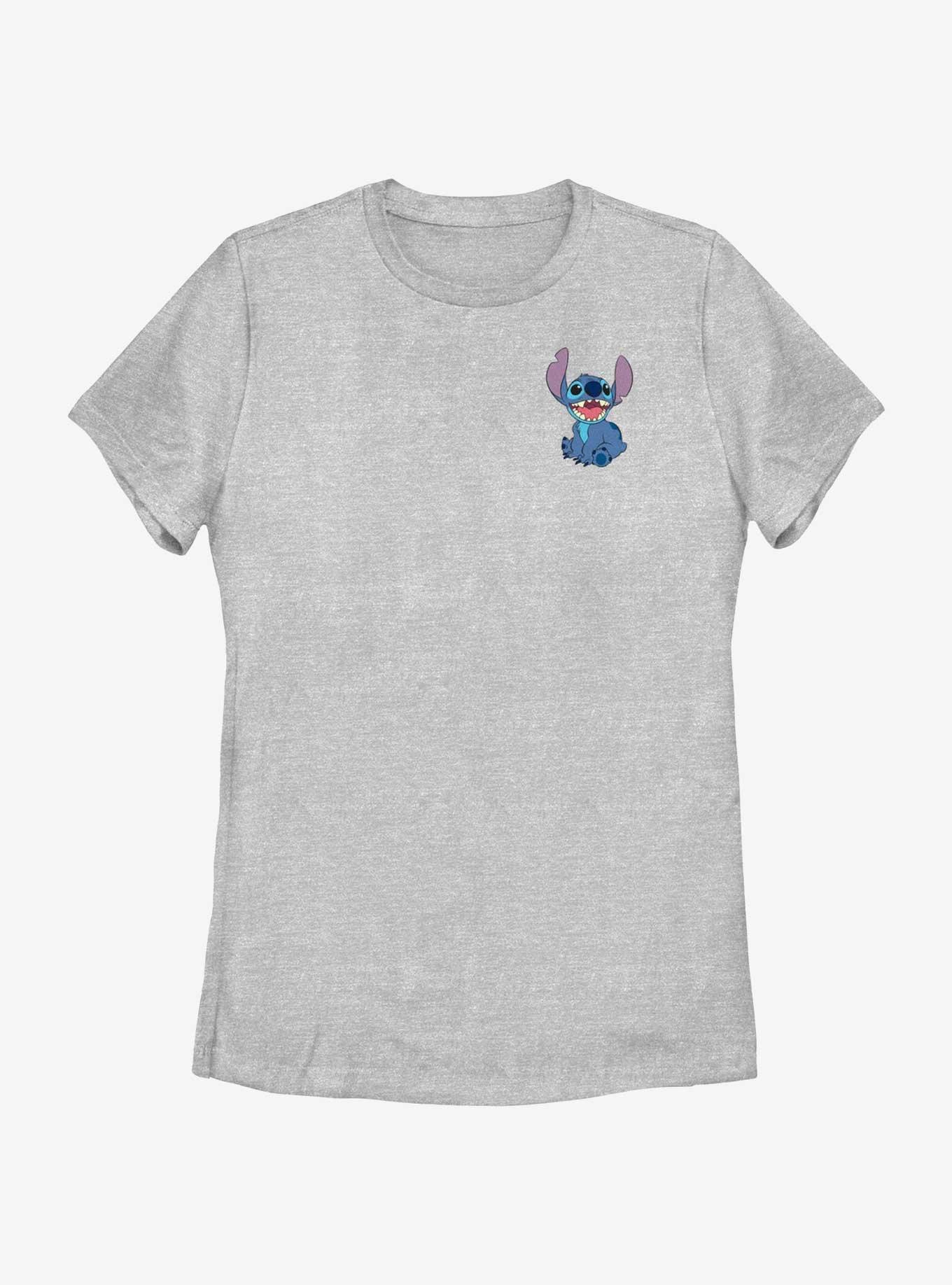 Disney Lilo & Stitch Happy Stitch Pocket Womens T-Shirt, , hi-res