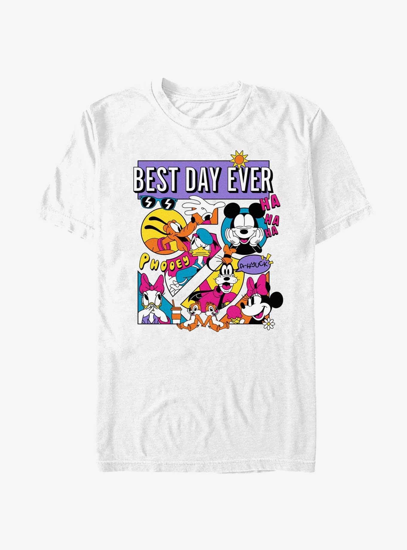 Disney Mickey Mouse Best Day Comic T-Shirt, , hi-res