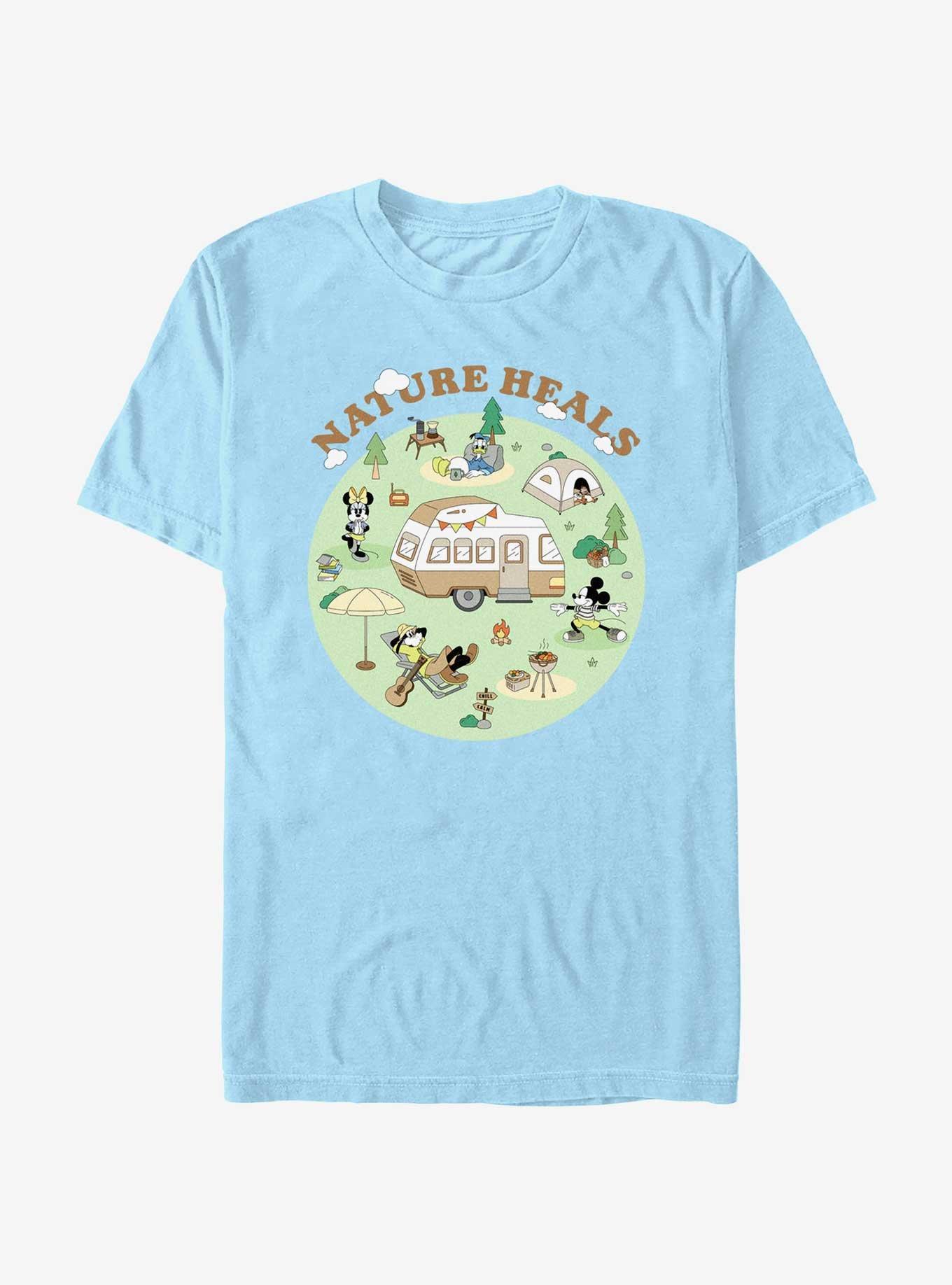 Disney Mickey Mouse Nature Heals Camp T-Shirt, , hi-res