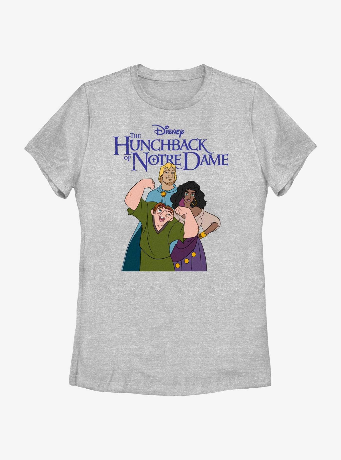 Disney The Hunchback of Notre Dame Group Pose Womens T-Shirt, ATH HTR, hi-res