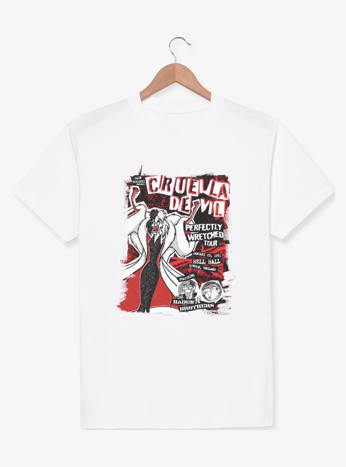 Disney Villains Perfectly Wretched Tour Cruella De Vil T-Shirt