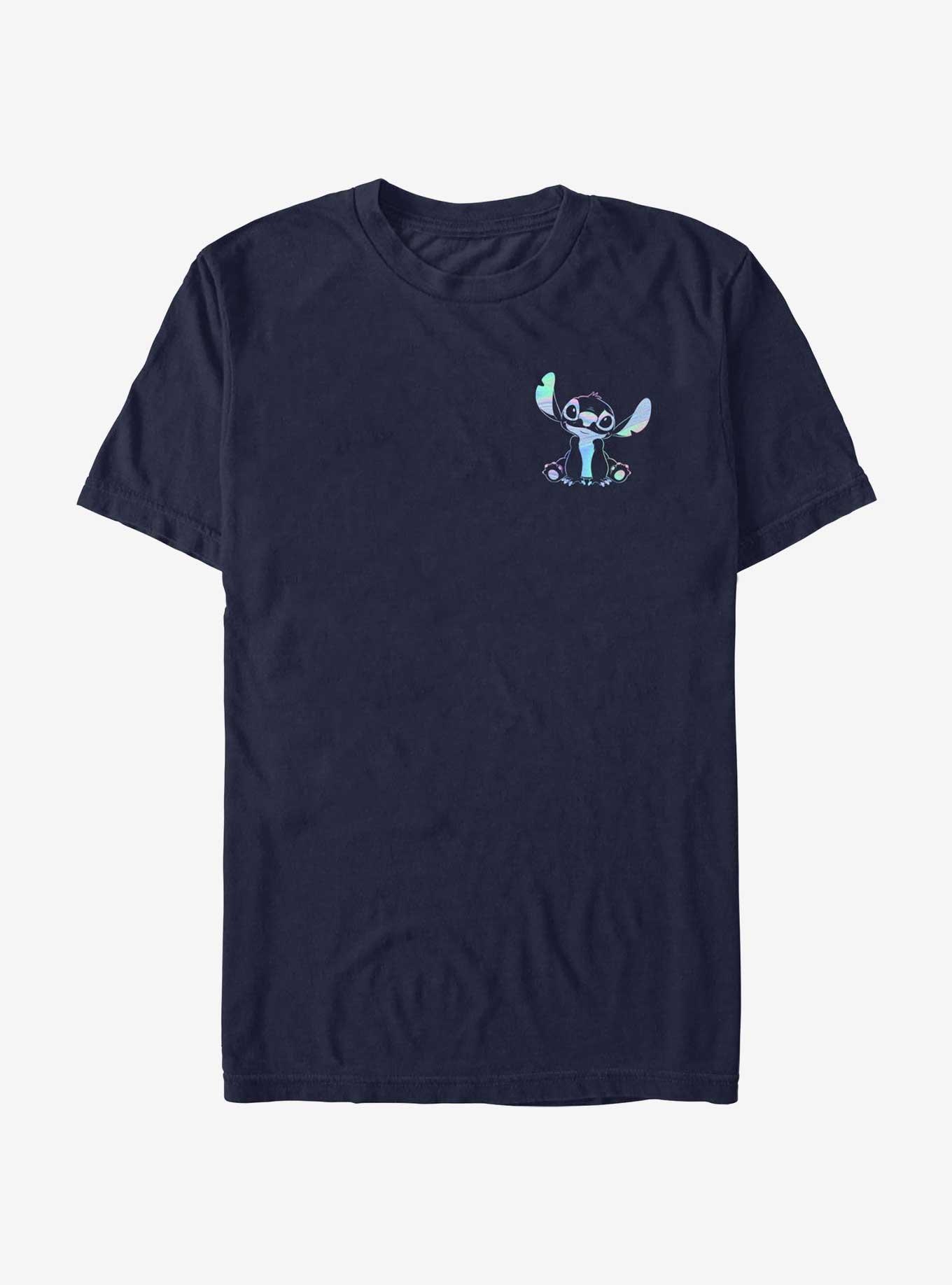 Disney Lilo & Stitch Holographic Stitch Pocket T-Shirt, , hi-res