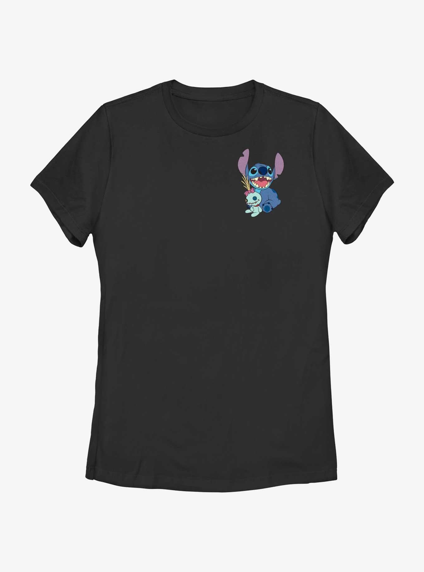 Disney Lilo & Stitch With Scrump Pocket Womens T-Shirt, , hi-res