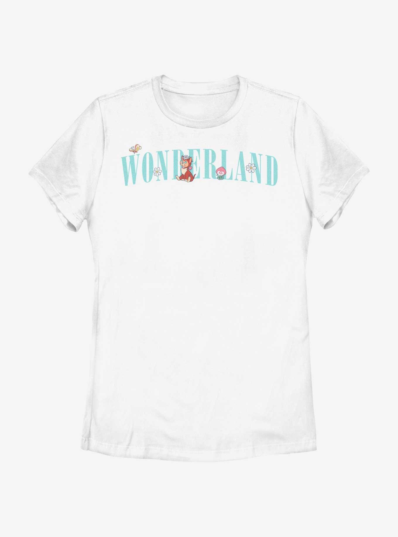 Disney Alice In Wonderland Dinah Womens T-Shirt, WHITE, hi-res