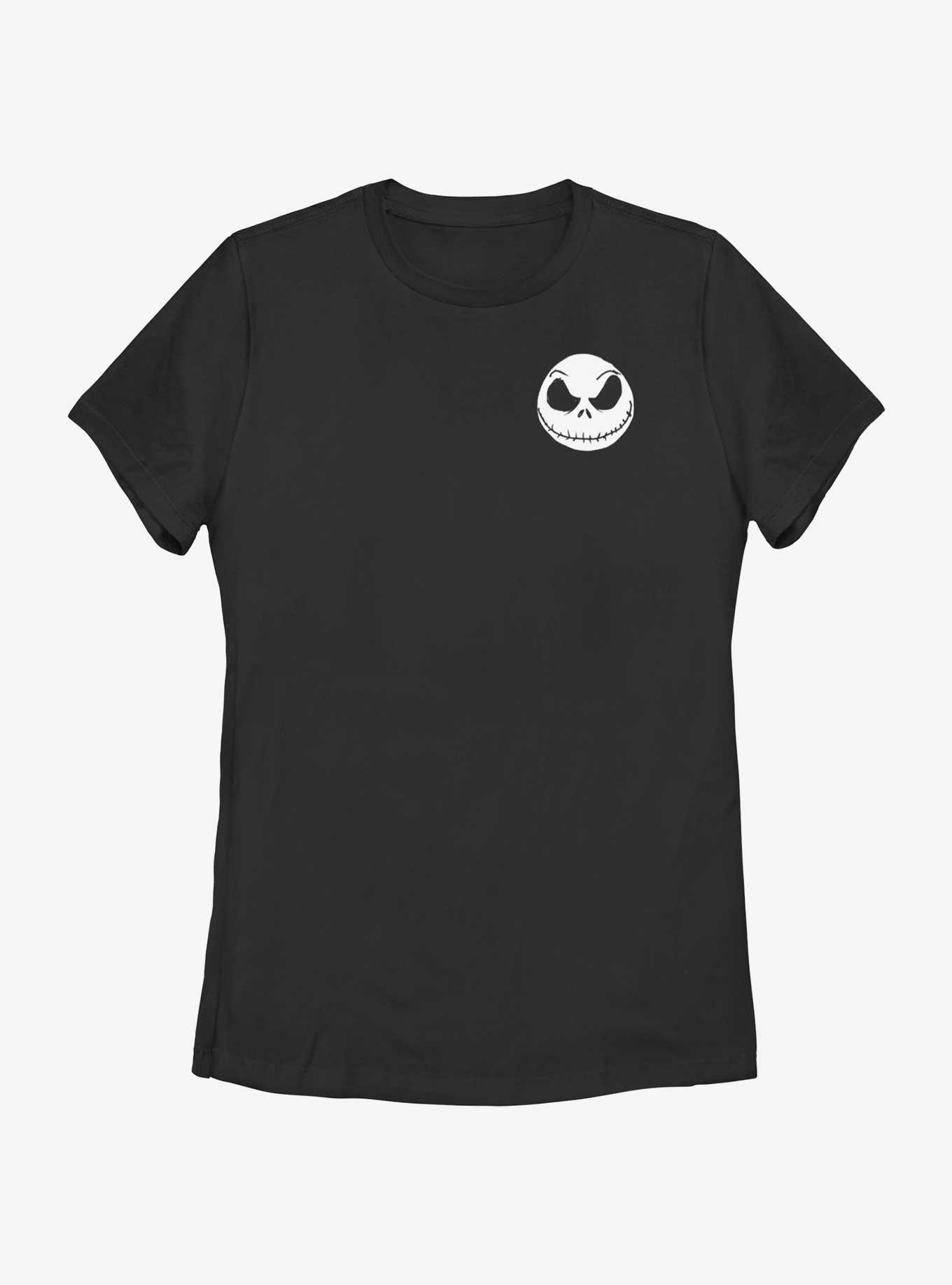 Disney The Nightmare Before Christmas Big Face Jack Pocket Womens T-Shirt, , hi-res