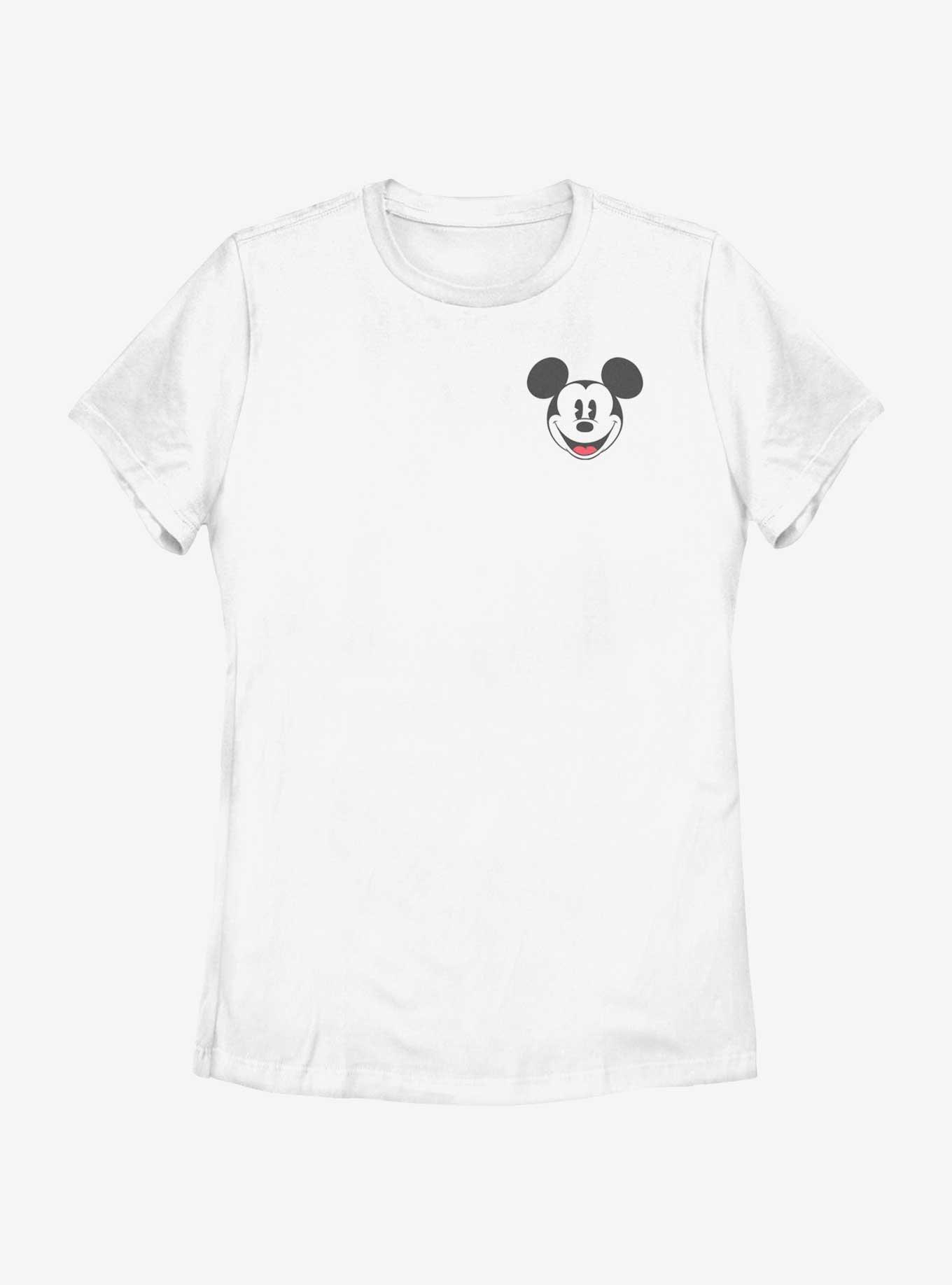 Disney Mickey Mouse Retro Face Pocket Womens T-Shirt, , hi-res