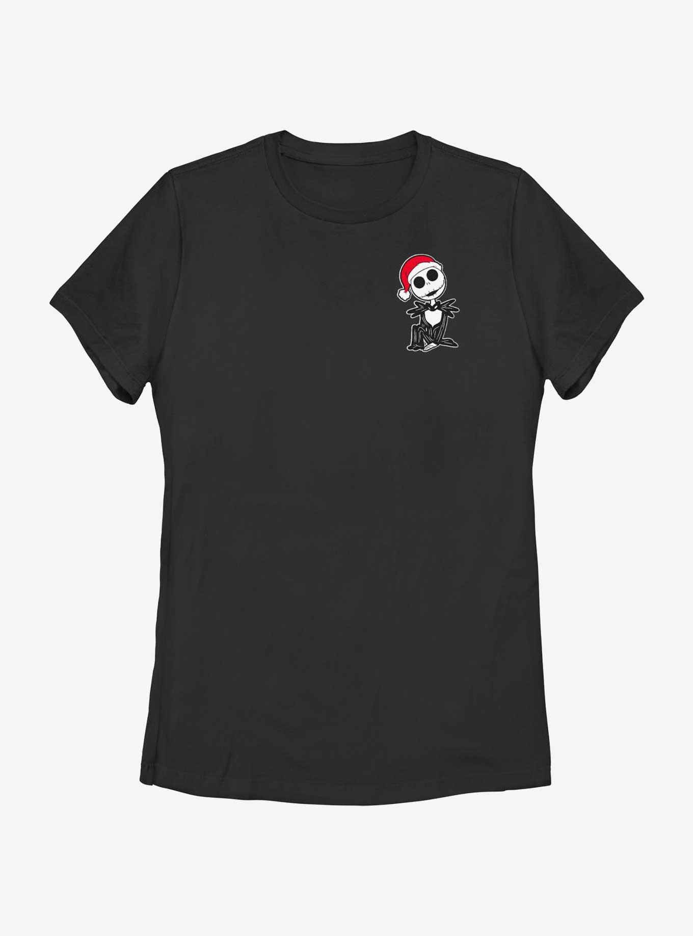 Disney The Nightmare Before Christmas Merry Jack Hat Pocket Womens T-Shirt, , hi-res