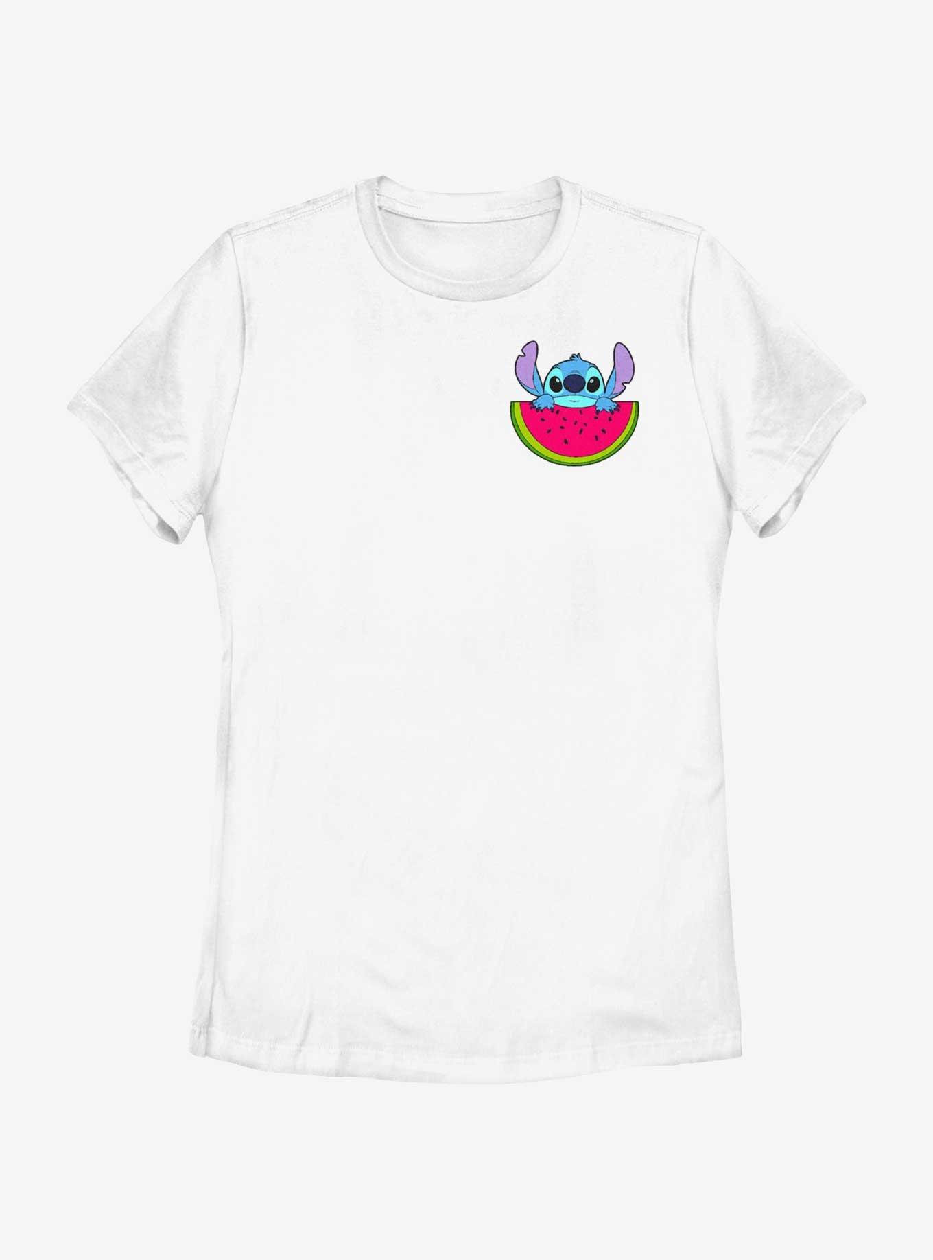 Disney Lilo & Stitch Watermelon Pocket Womens T-Shirt, , hi-res