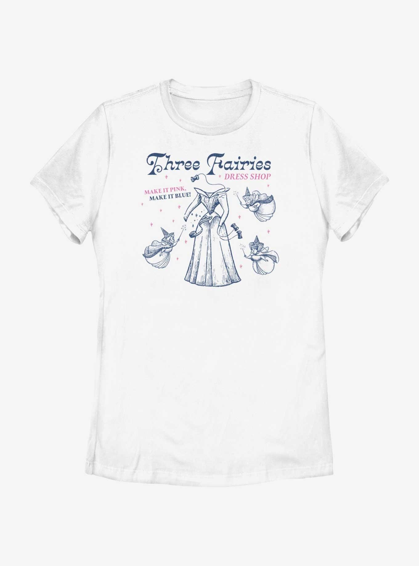 Disney Sleeping Beauty Fairy Dress Shop Womens T-Shirt, , hi-res