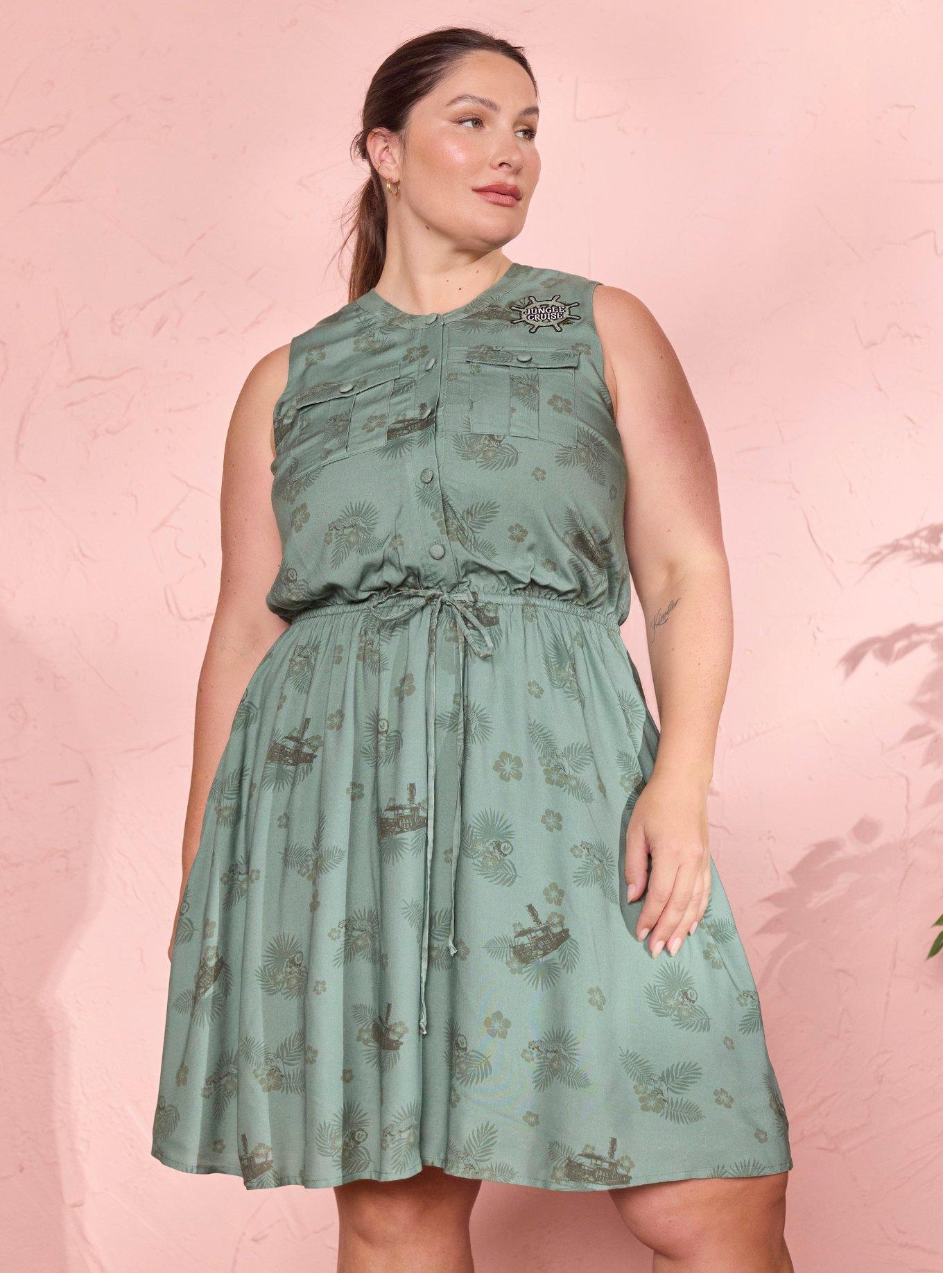 Her Universe Disney Jungle Cruise Icons Dress Plus Size Her Universe Exclusive, , hi-res