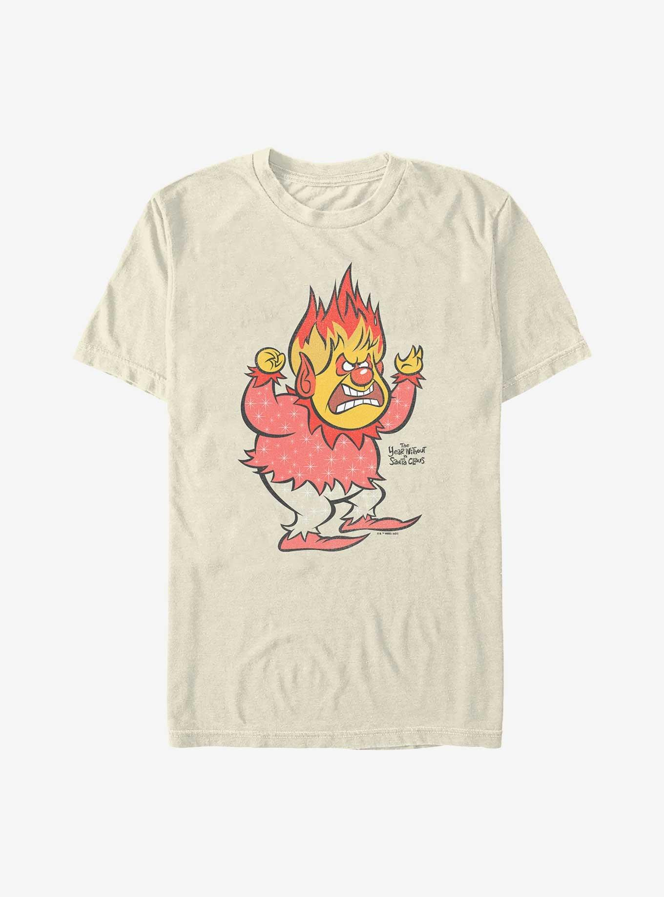 A Year Without A Santa Vintage Heat Garment Dye T-Shirt, IVORY, hi-res