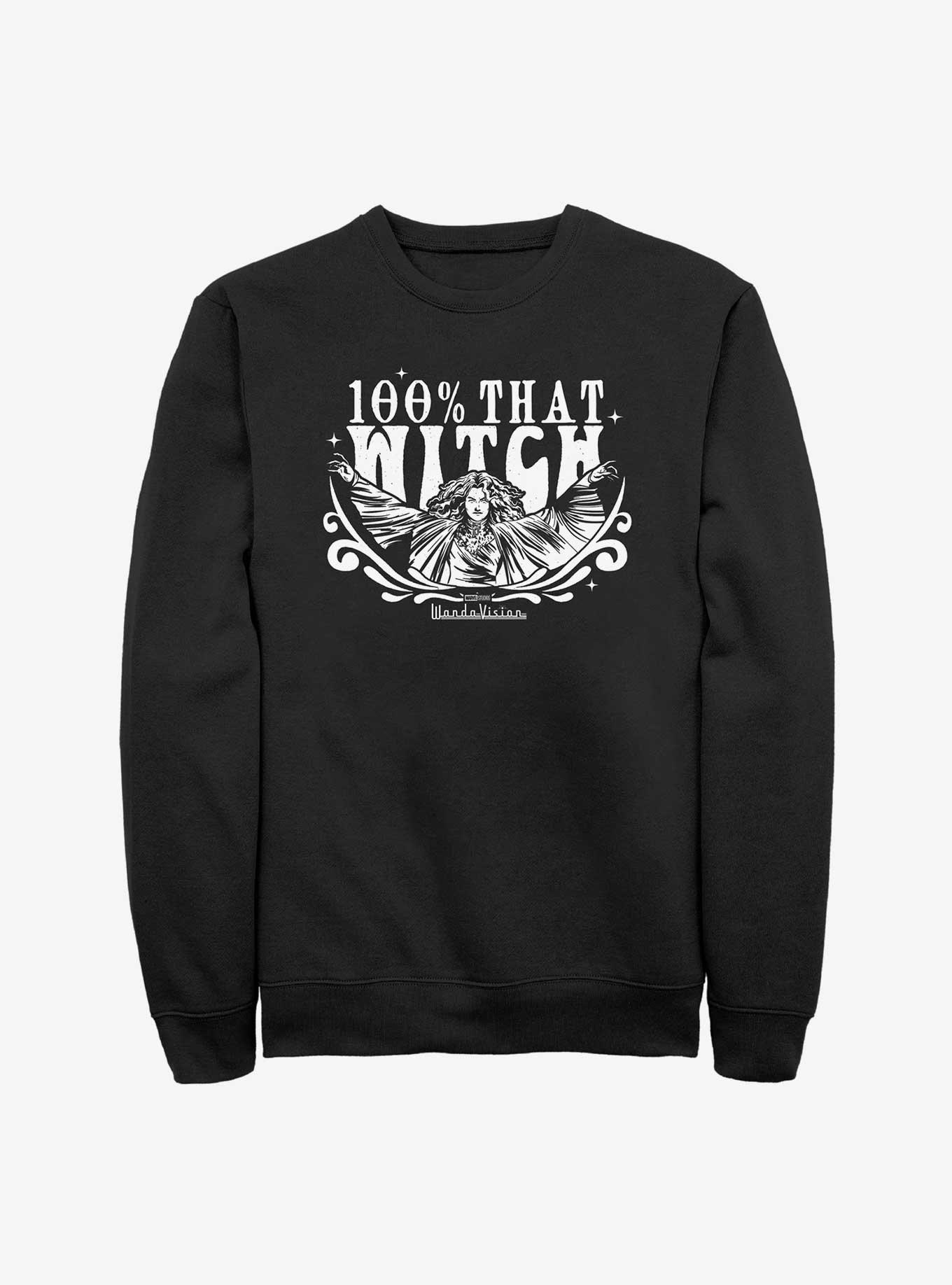 Marvel Agatha I Am That Witch Sweatshirt, BLACK, hi-res