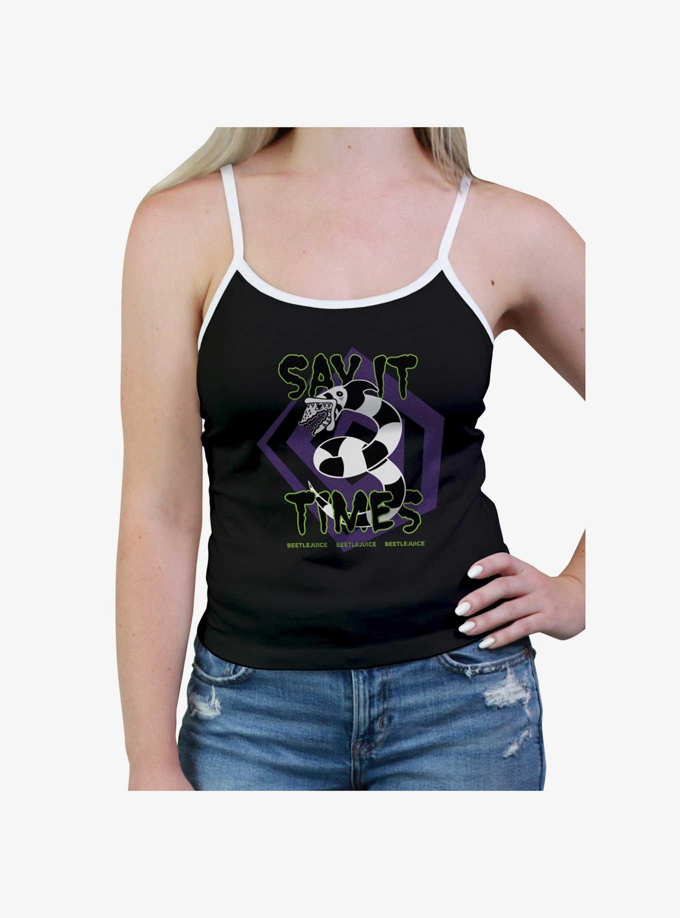 Beetlejuice Say It 3 Times Womens Cami, , hi-res