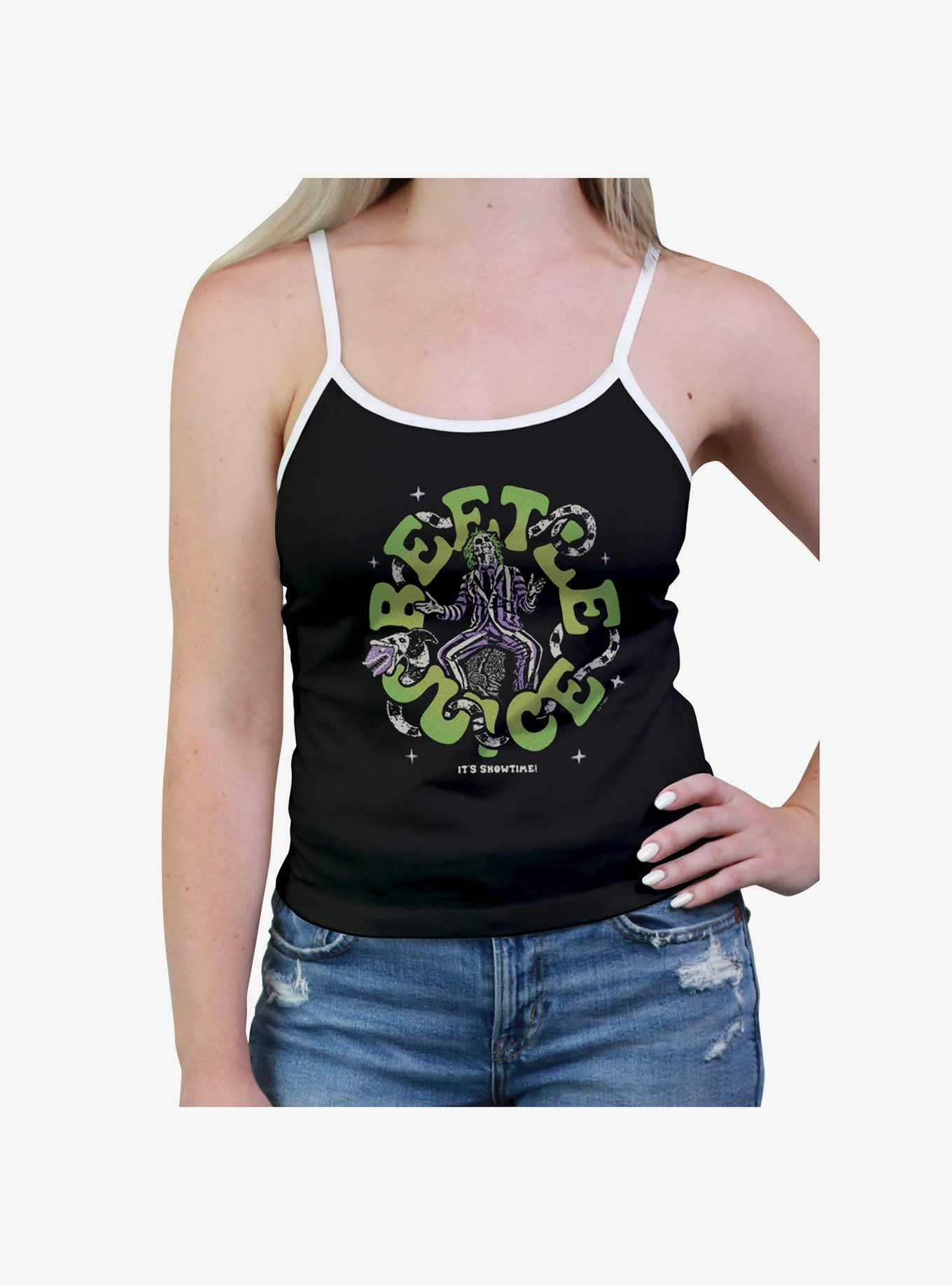 Beetlejuice Showtime Womens Cami, BLACK, hi-res