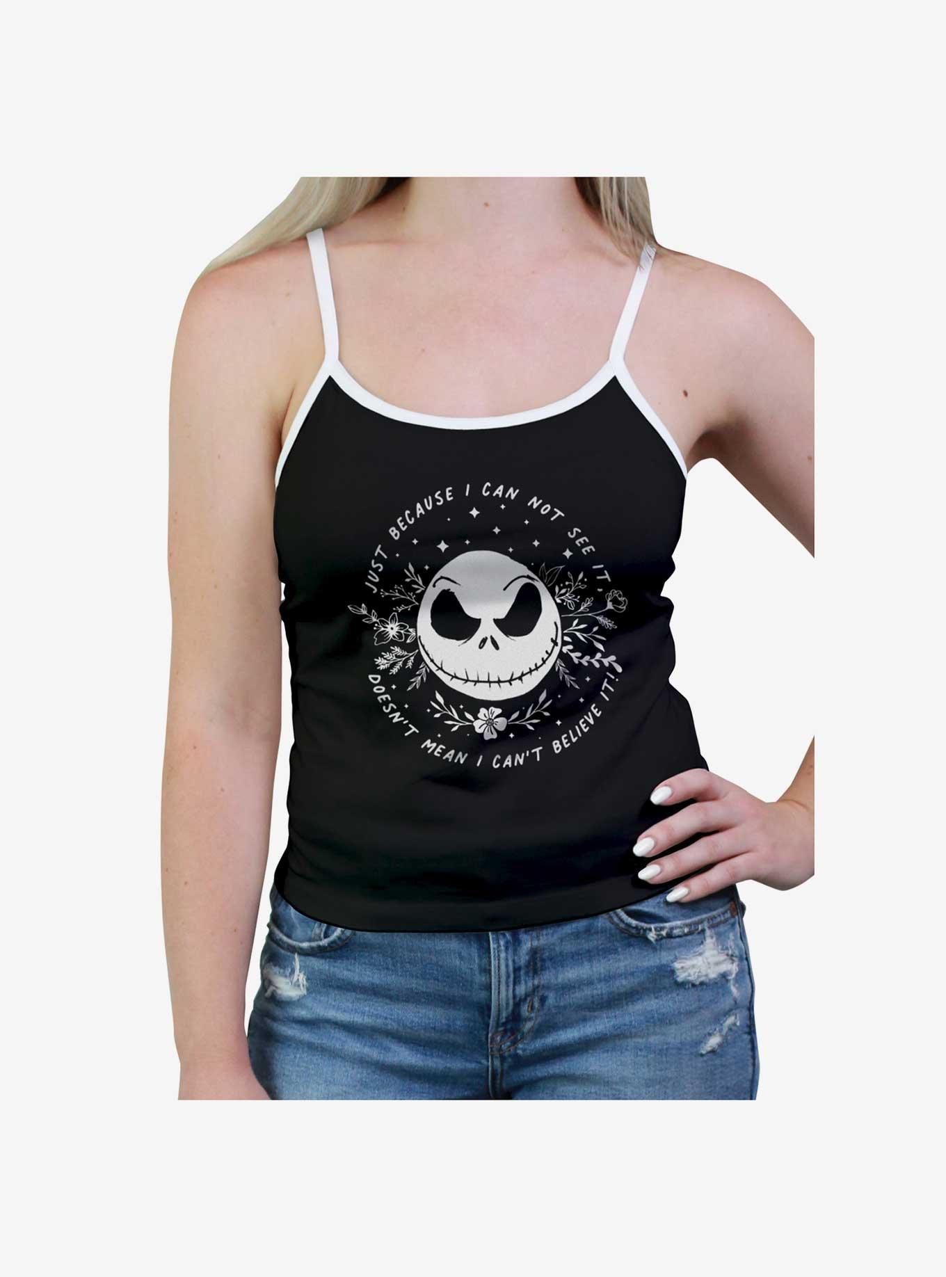 Disney The Nightmare Before Christmas Jack Floral Face Womens Cami, , hi-res