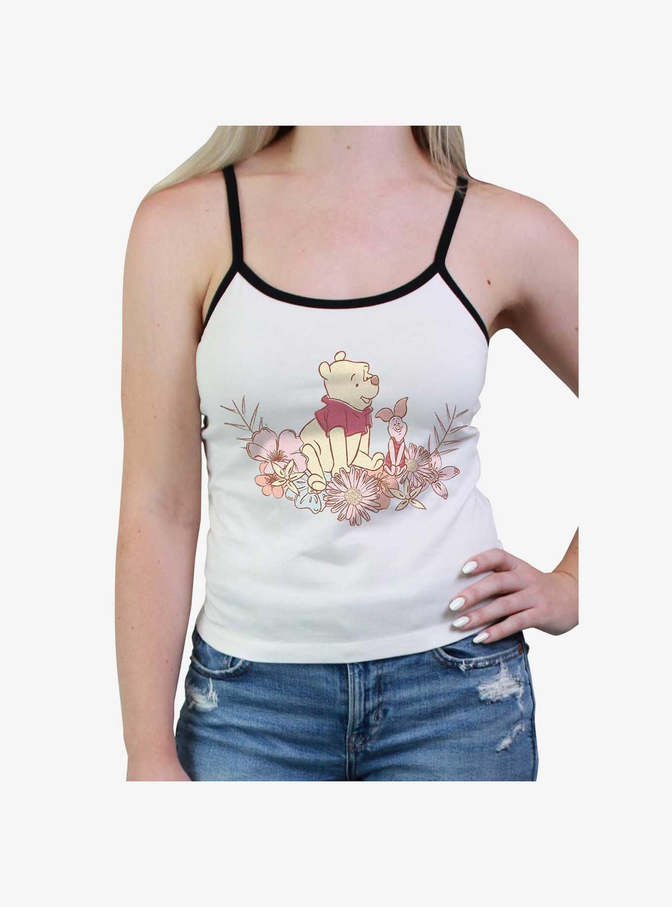 Disney Winnie The Pooh Piglet Floral Womens Cami, , hi-res