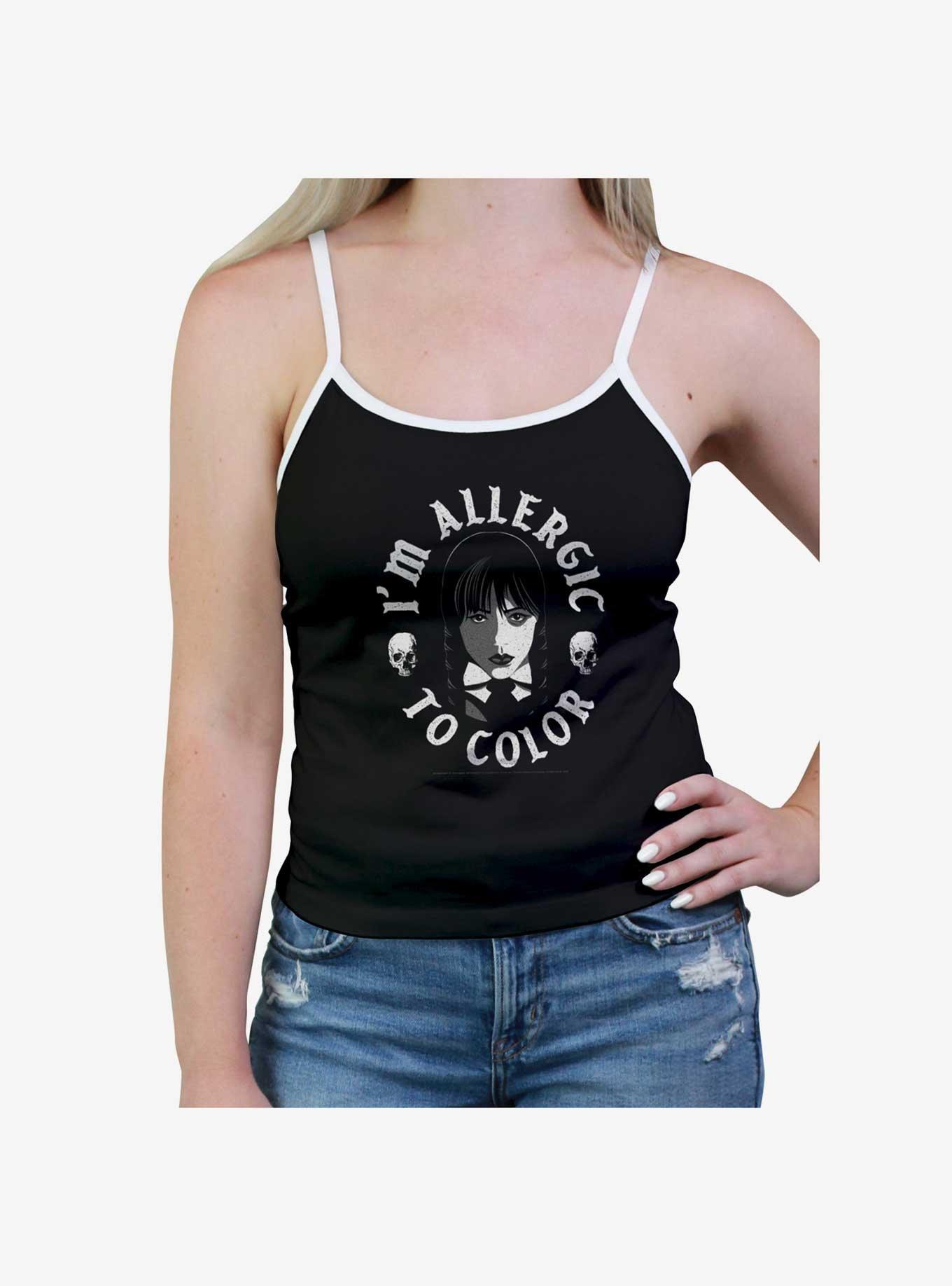 Wednesday Allergic To Color Womens Cami, , hi-res