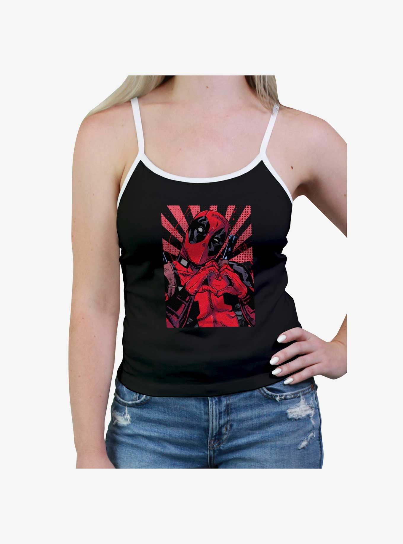 Marvel Deadpool Close Heart Pool Womens Cami, , hi-res