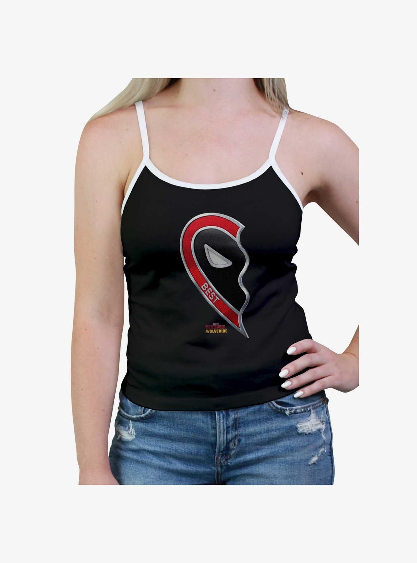 Marvel Deadpool & Wolverine Best Deadpool Friendship Womens Cami, BLACK, hi-res
