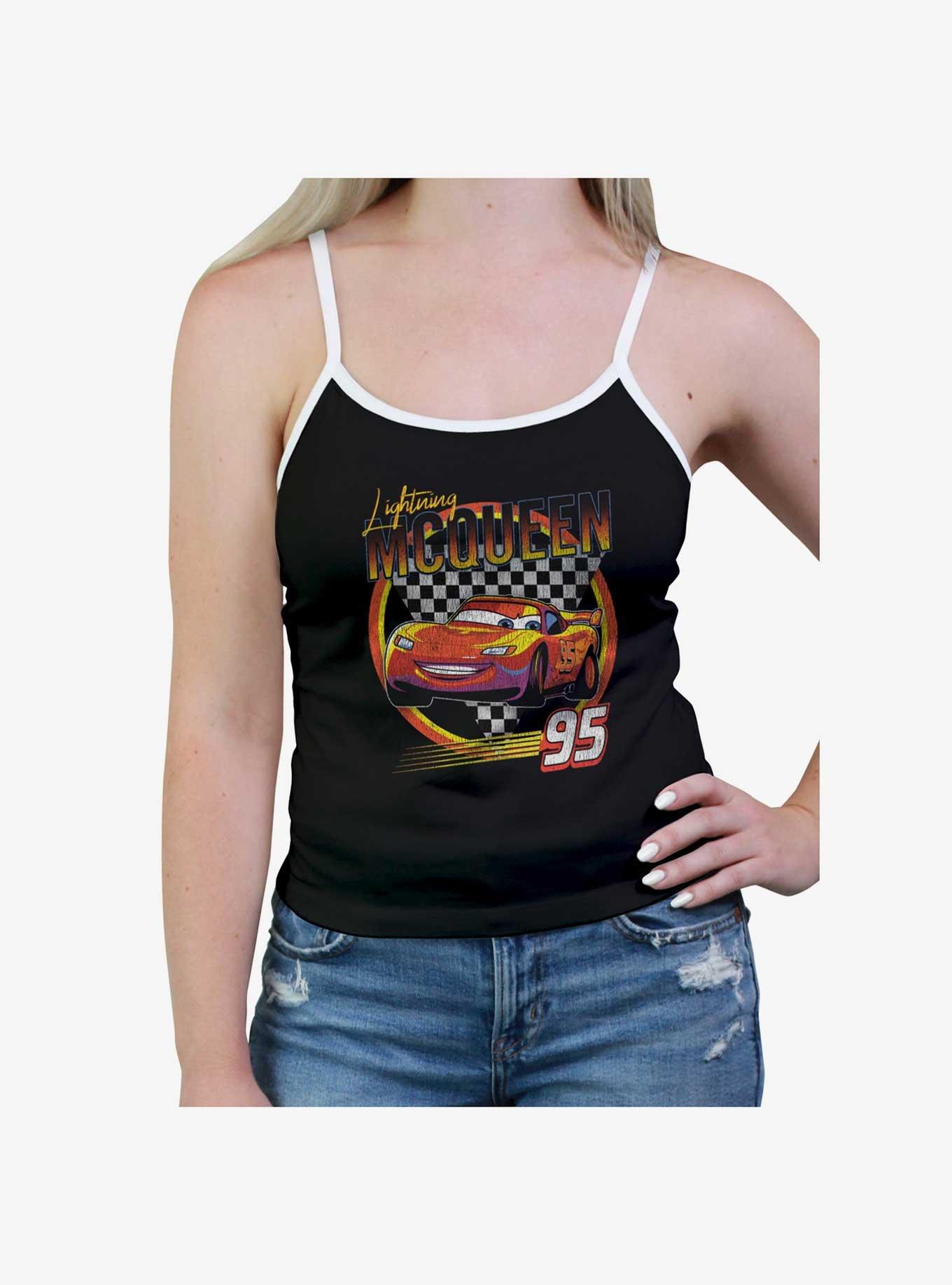 Disney Pixar Cars Lightning McQueen Vintage Race Womens Cami, , hi-res