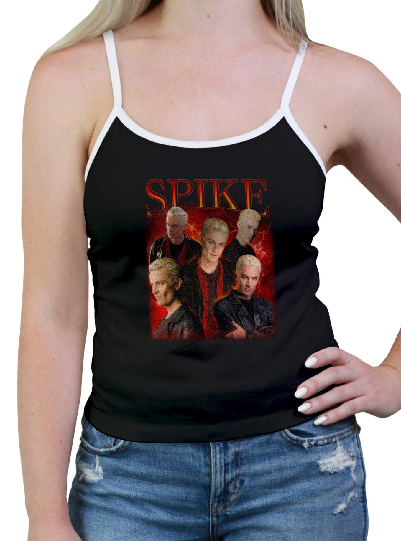 Buffy The Vampire Slayer Spike Collage Womens Cami, BLACK, hi-res