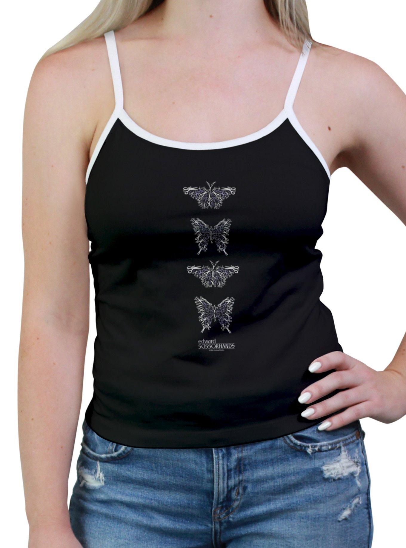 Edward Scissorhands Butterfly Womens Cami, BLACK, hi-res