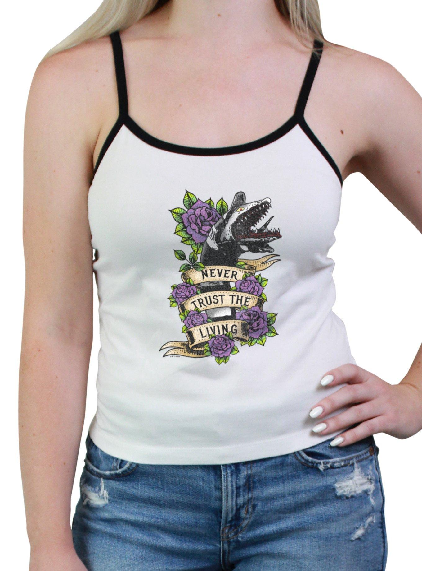 Beetlejuice Never Trust The Living Womens Cami, , hi-res