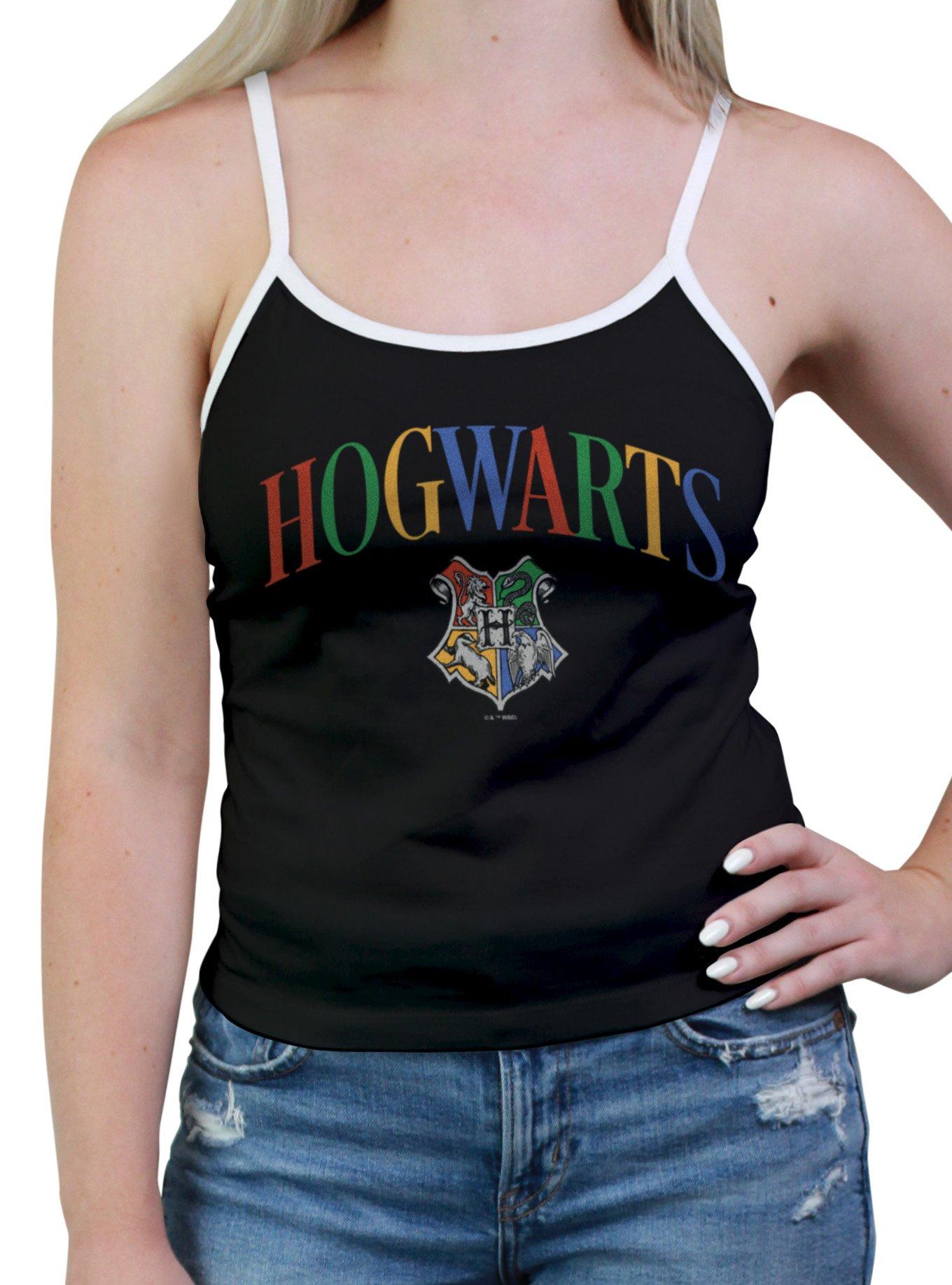 Harry Potter Crest Hogwarts Womens Cami, BLACK, hi-res