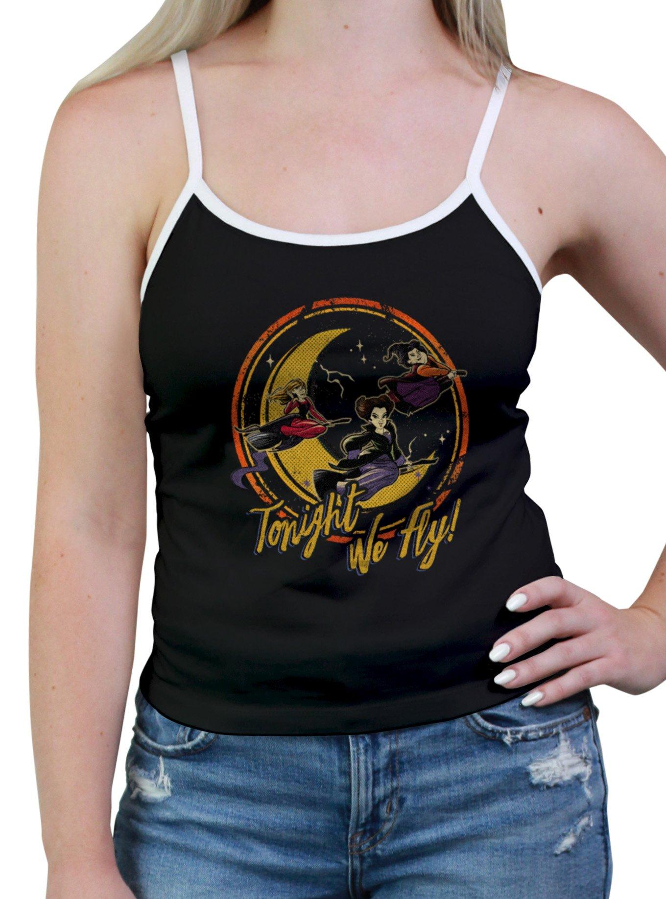 Disney Hocus Pocus Tonight We Fly Womens Cami, BLACK, hi-res
