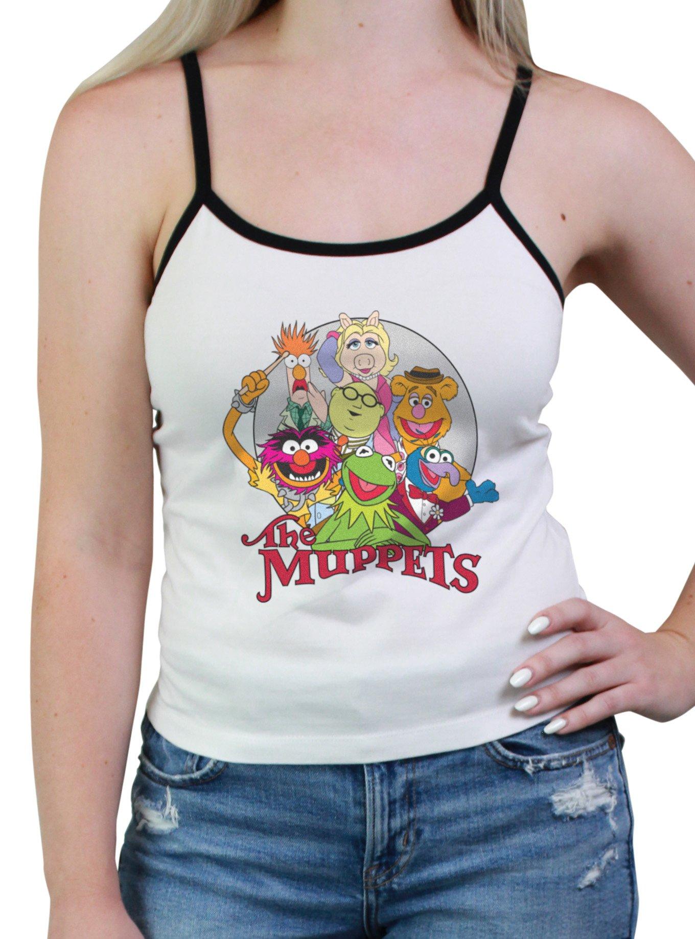 Disney The Muppets Group Picture Womens Cami, WHITE, hi-res