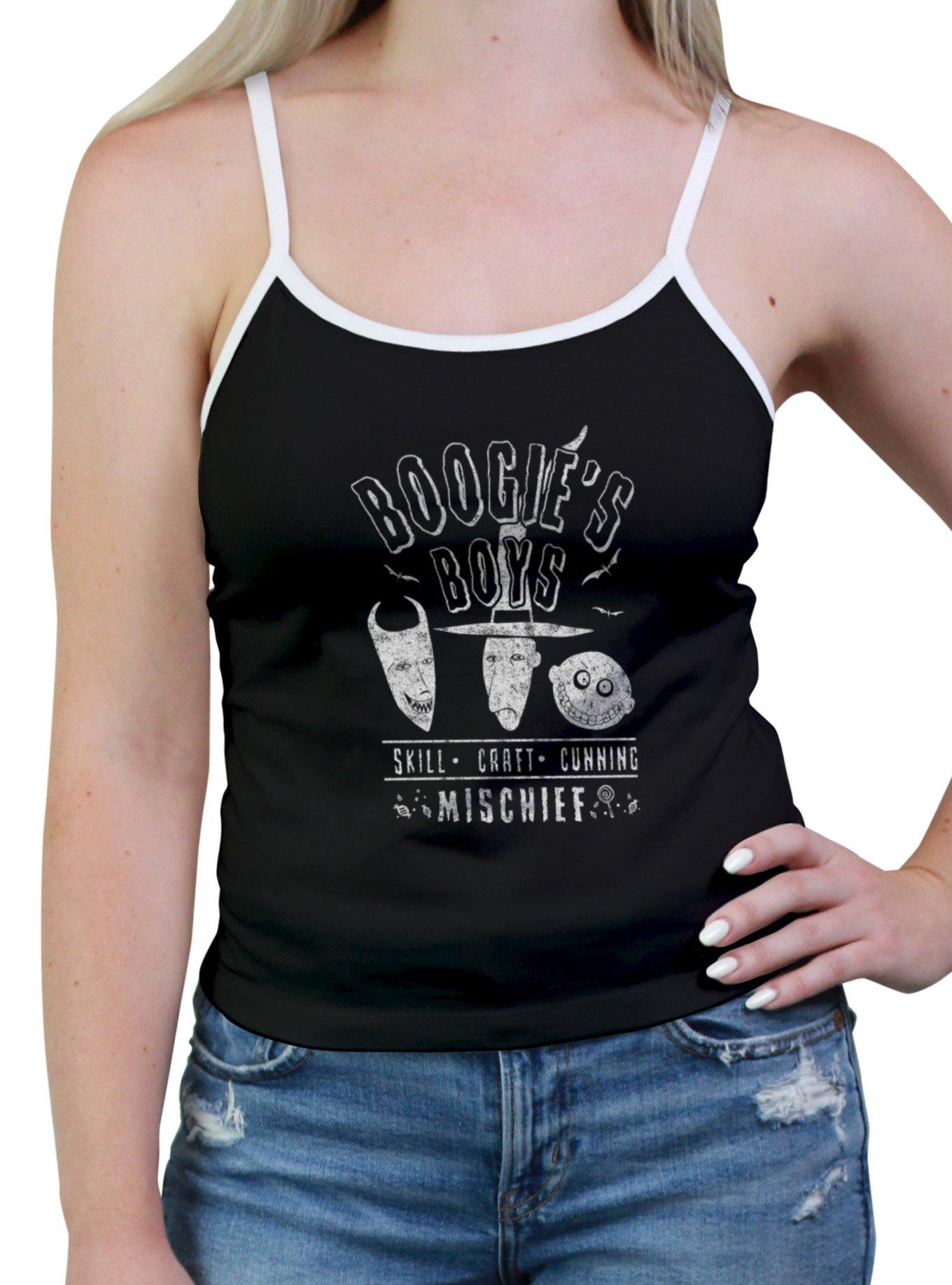 Disney The Nightmare Before Christmas Boogie's Boys Womens Cami, BLACK, hi-res